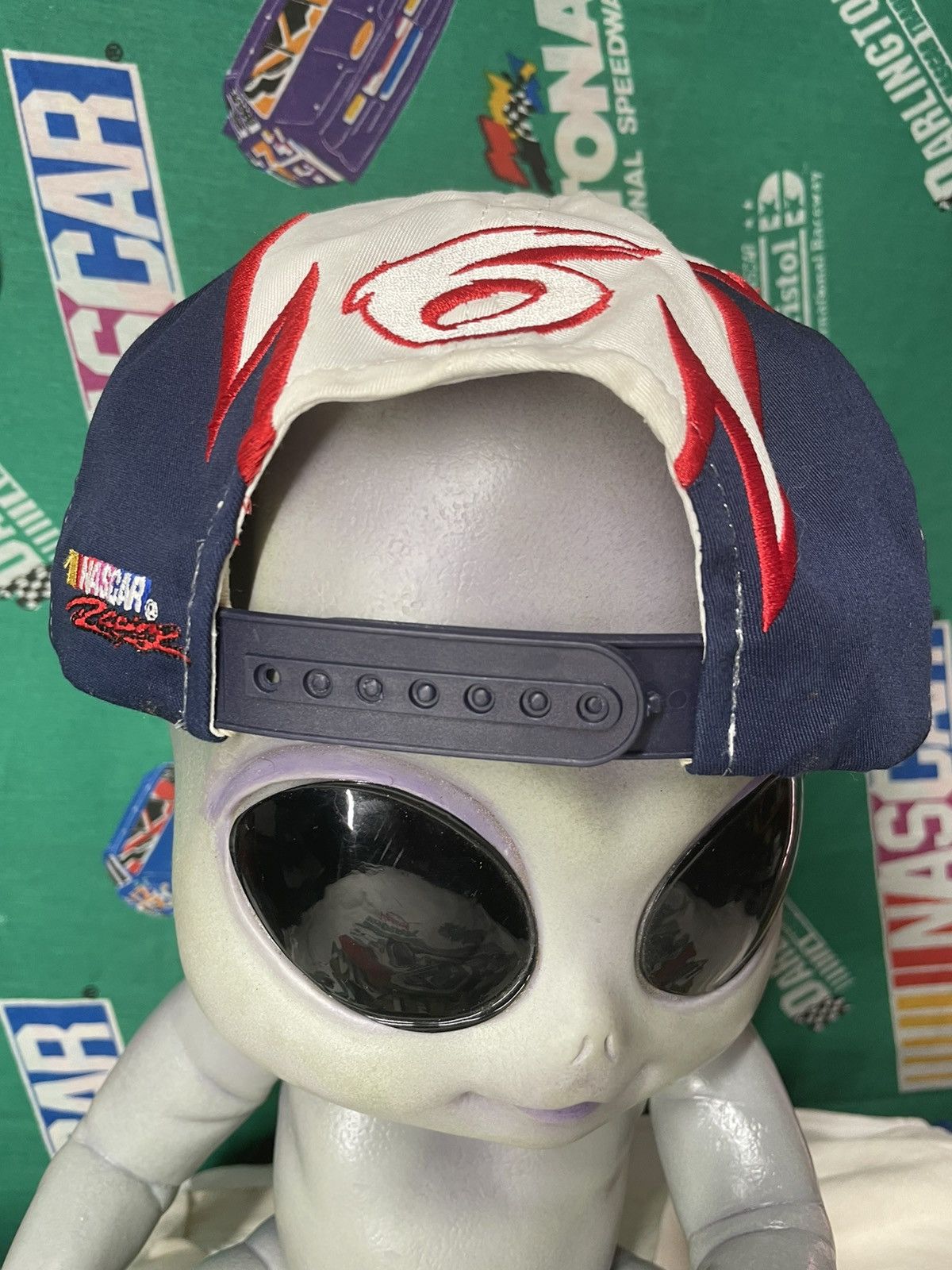 NASCAR Y2K Vintage Mark Martin Valvoline Snapback Hat NASCAR racing Size ONE SIZE - 2 Thumbnail