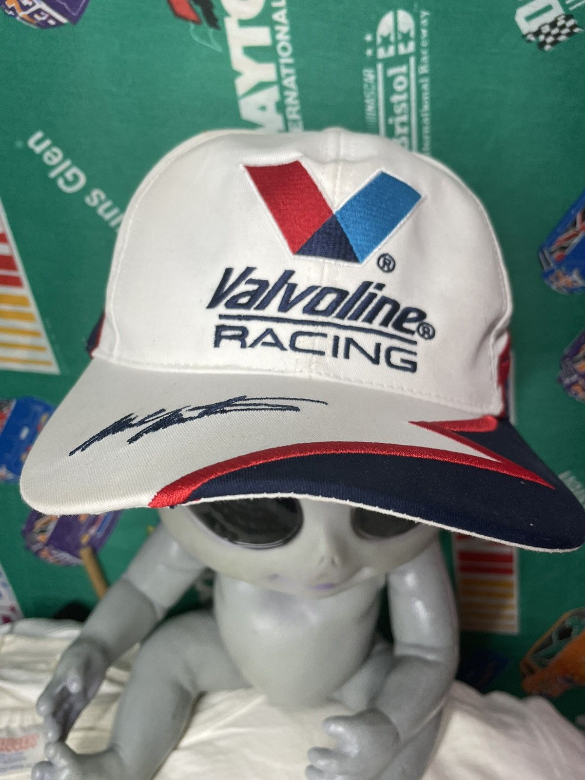 NASCAR Y2K Vintage Mark Martin Valvoline Snapback Hat NASCAR racing Size ONE SIZE - 1 Thumbnail