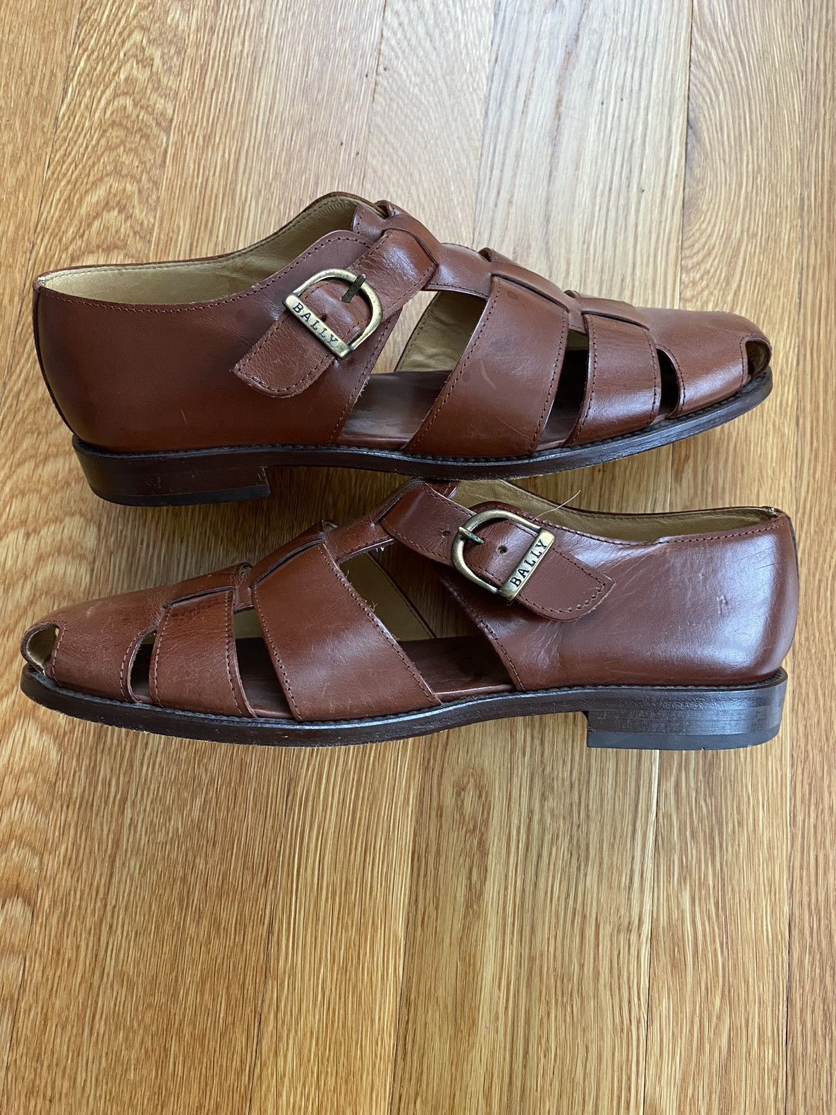 Bally × Streetwear × Vintage VINTAGE 90s BALLY BROWN LEATHER  display picture 1