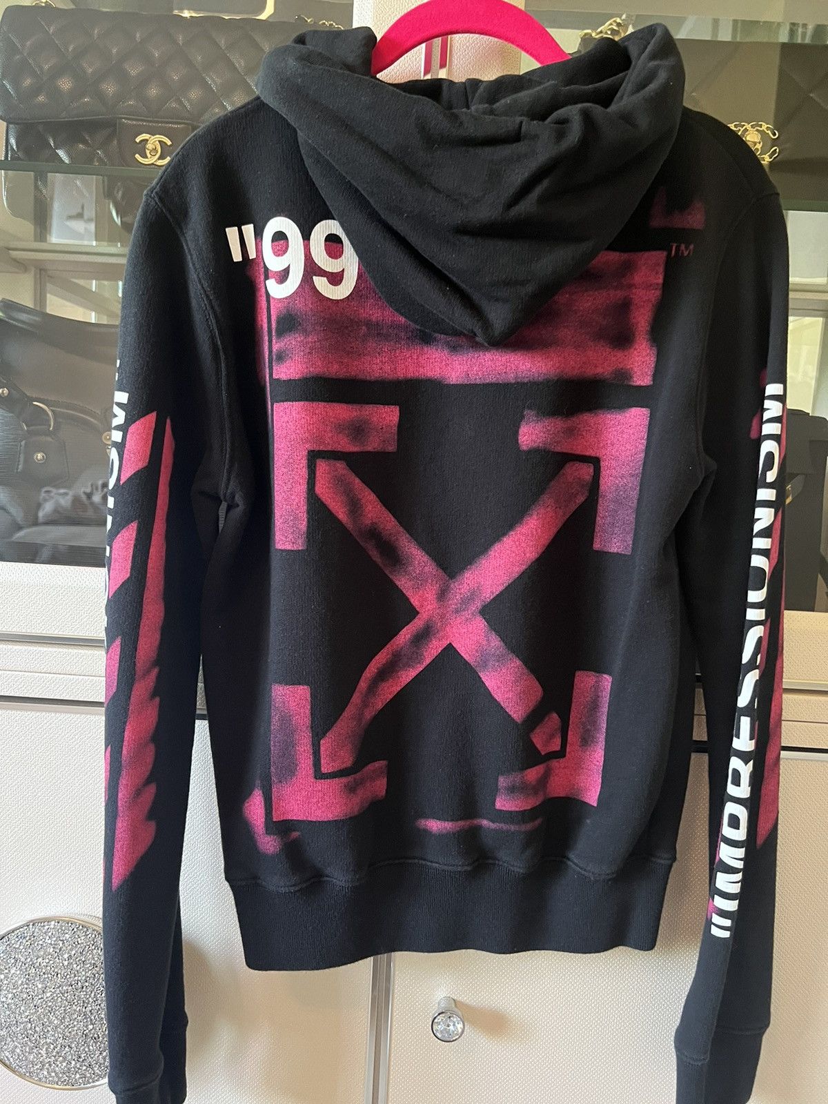 Off-White DIAG STENCIL SLIM HOODIE