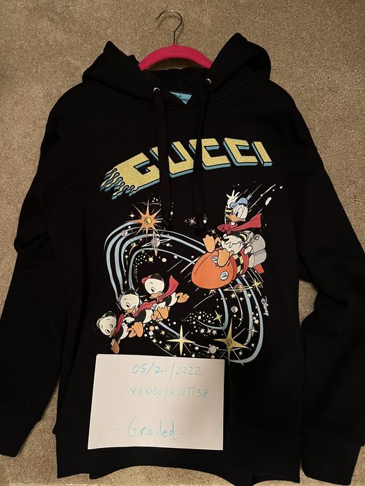 Gucci hoodie donald discount duck