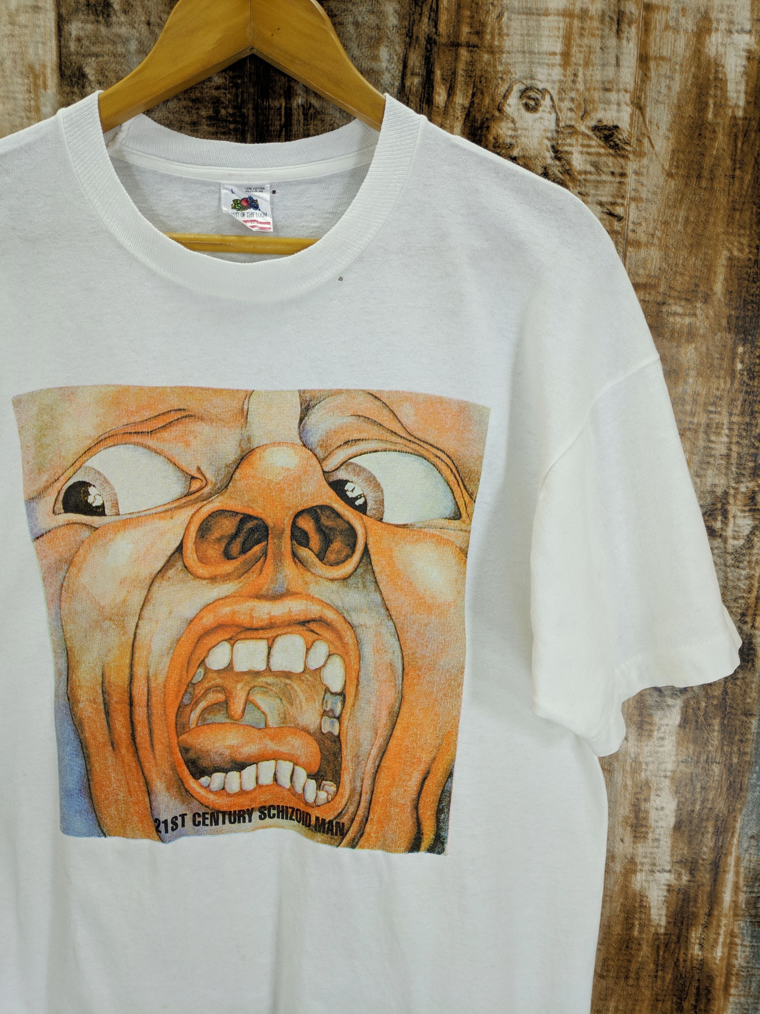 Band Tees King Crimson Men's 21st Century Schizoid Man Progressive Size US L / EU 52-54 / 3 - 2 Thumbnail
