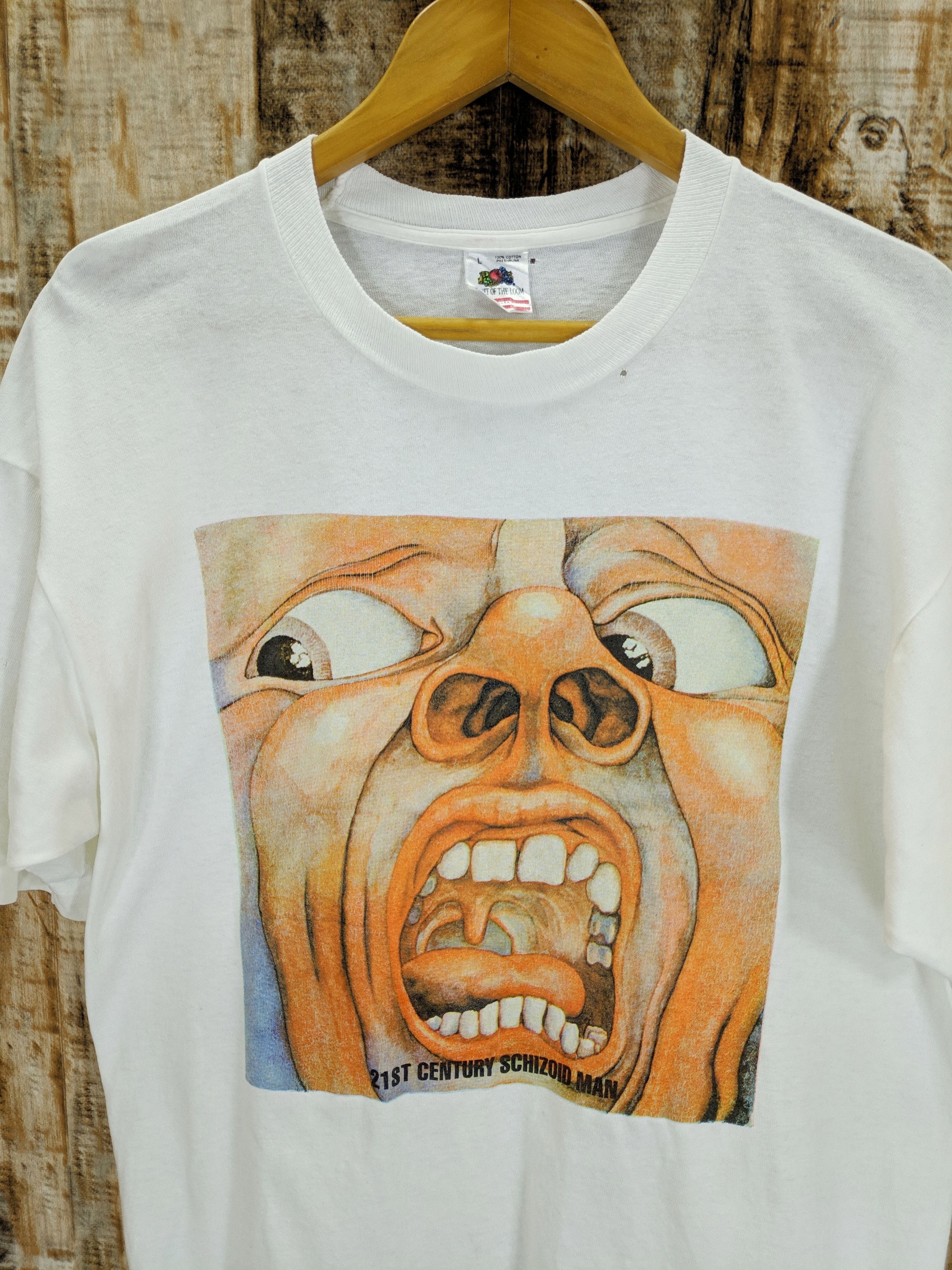 Band Tees King Crimson Men's 21st Century Schizoid Man Progressive Size US L / EU 52-54 / 3 - 3 Thumbnail