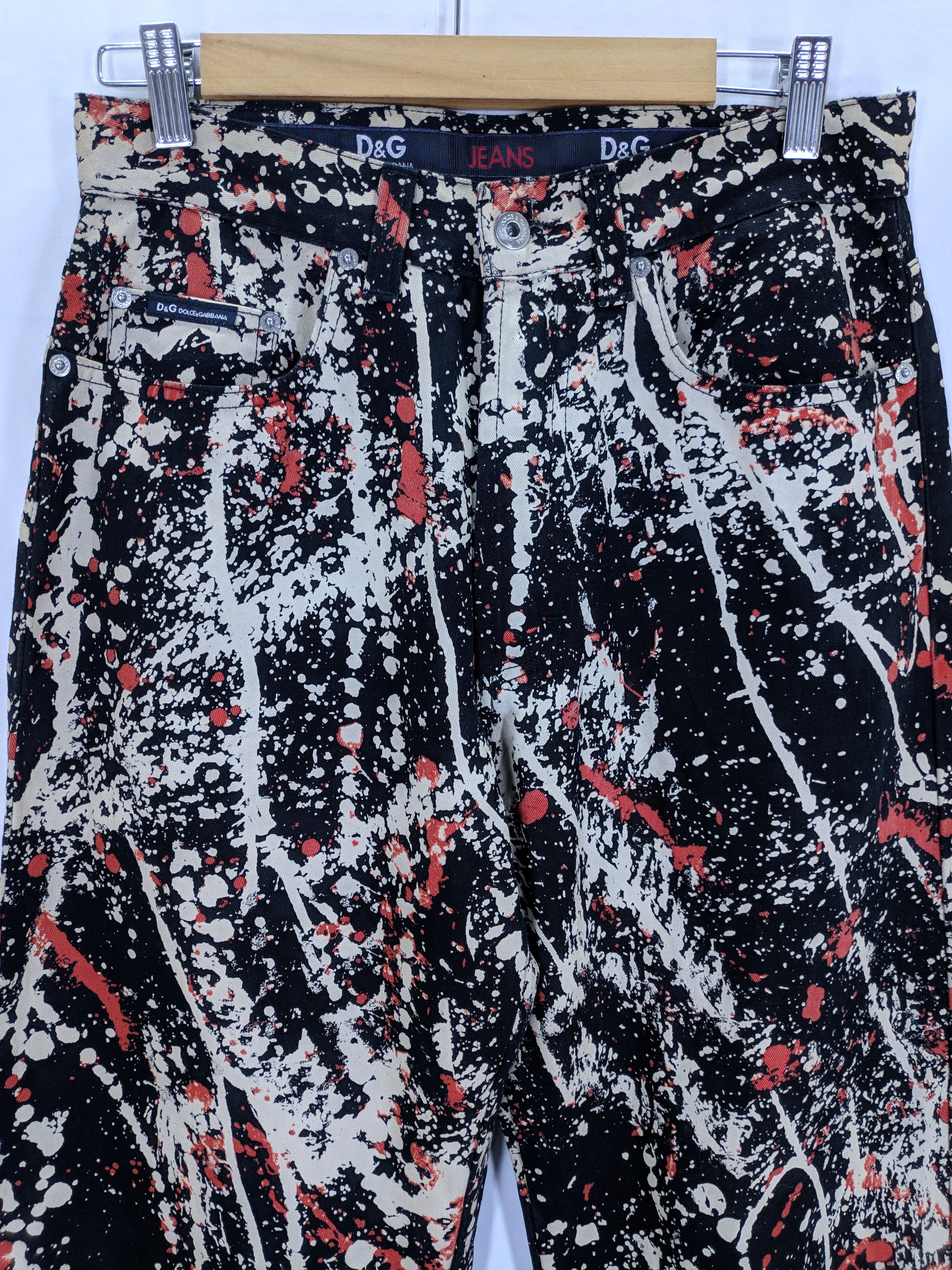 Dolce & Gabbana Dolce & Gabbana paint splash jeans Waist 30 Size US 32 / EU 48 - 8 Thumbnail
