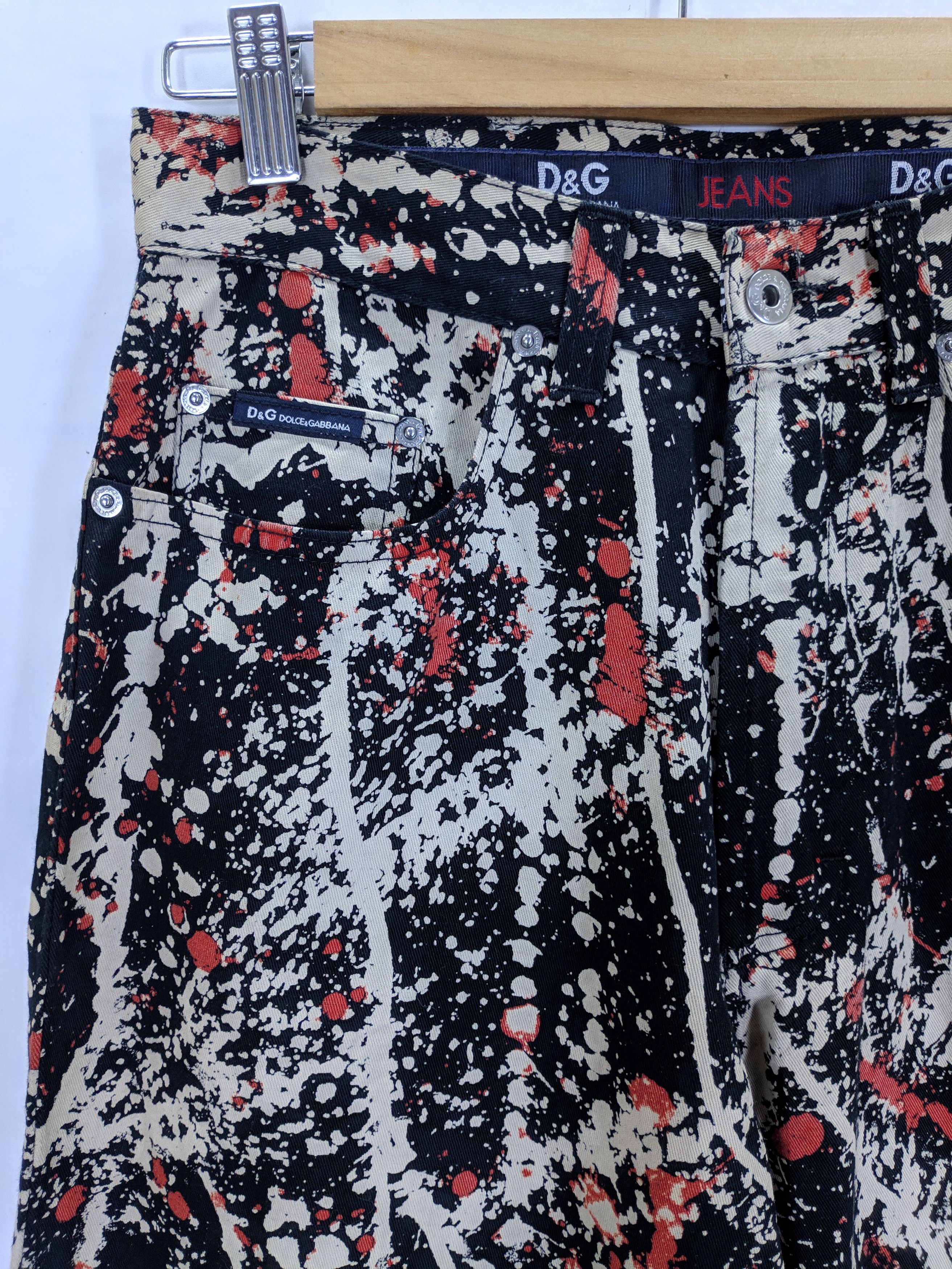 Dolce & Gabbana Dolce & Gabbana paint splash jeans Waist 30 Size US 32 / EU 48 - 4 Thumbnail