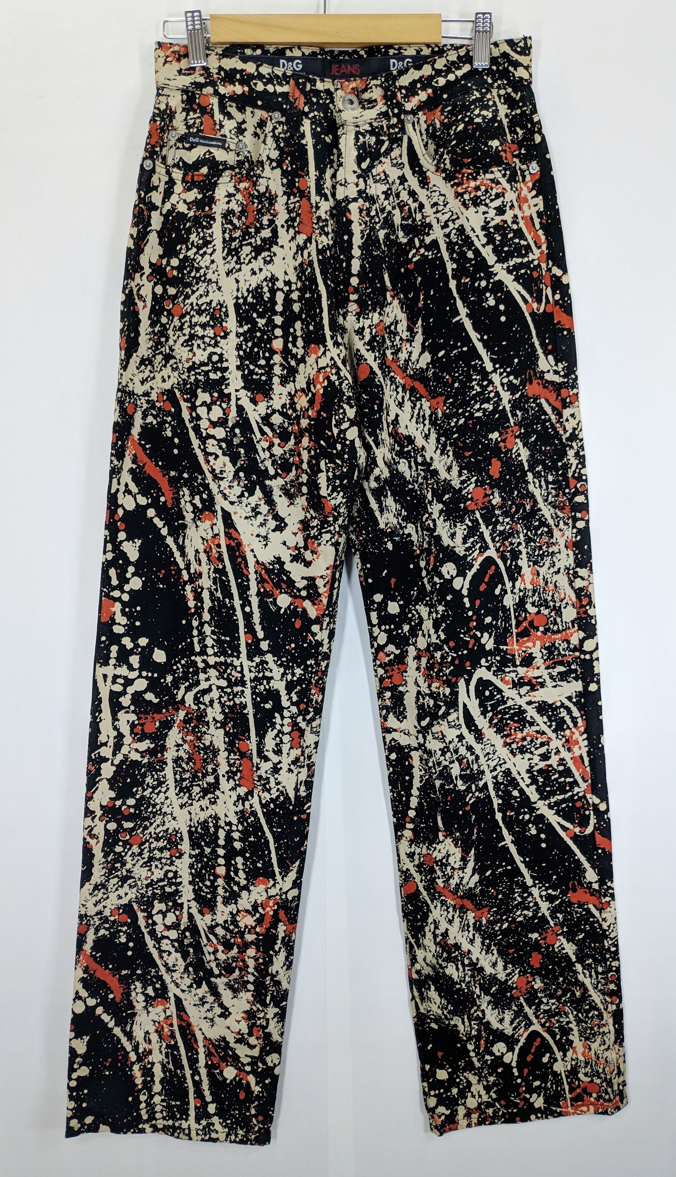 Dolce & Gabbana Dolce & Gabbana paint splash jeans Waist 30 Size US 32 / EU 48 - 1 Thumbnail