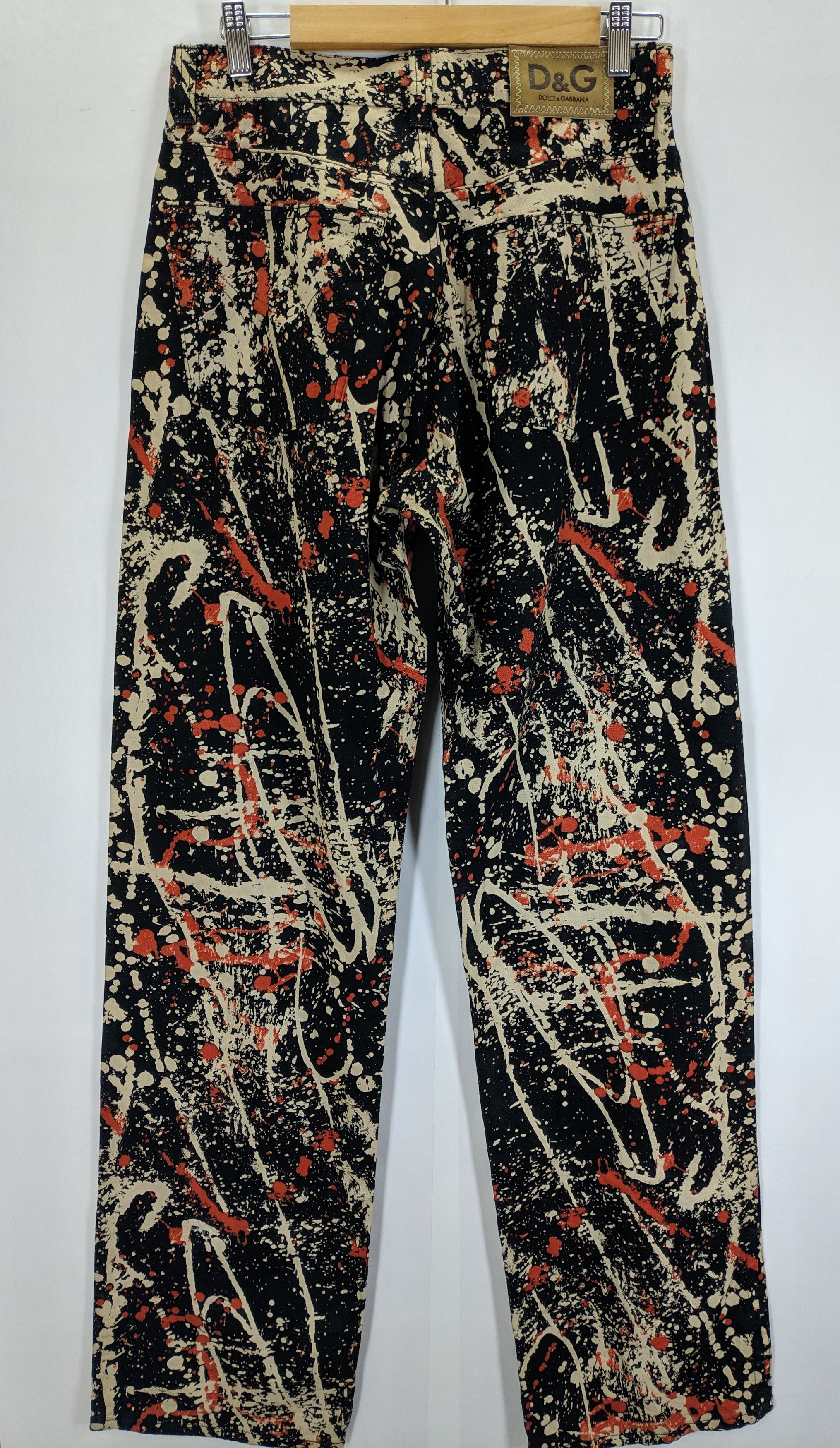 Dolce & Gabbana Dolce & Gabbana paint splash jeans Waist 30 Size US 32 / EU 48 - 2 Thumbnail