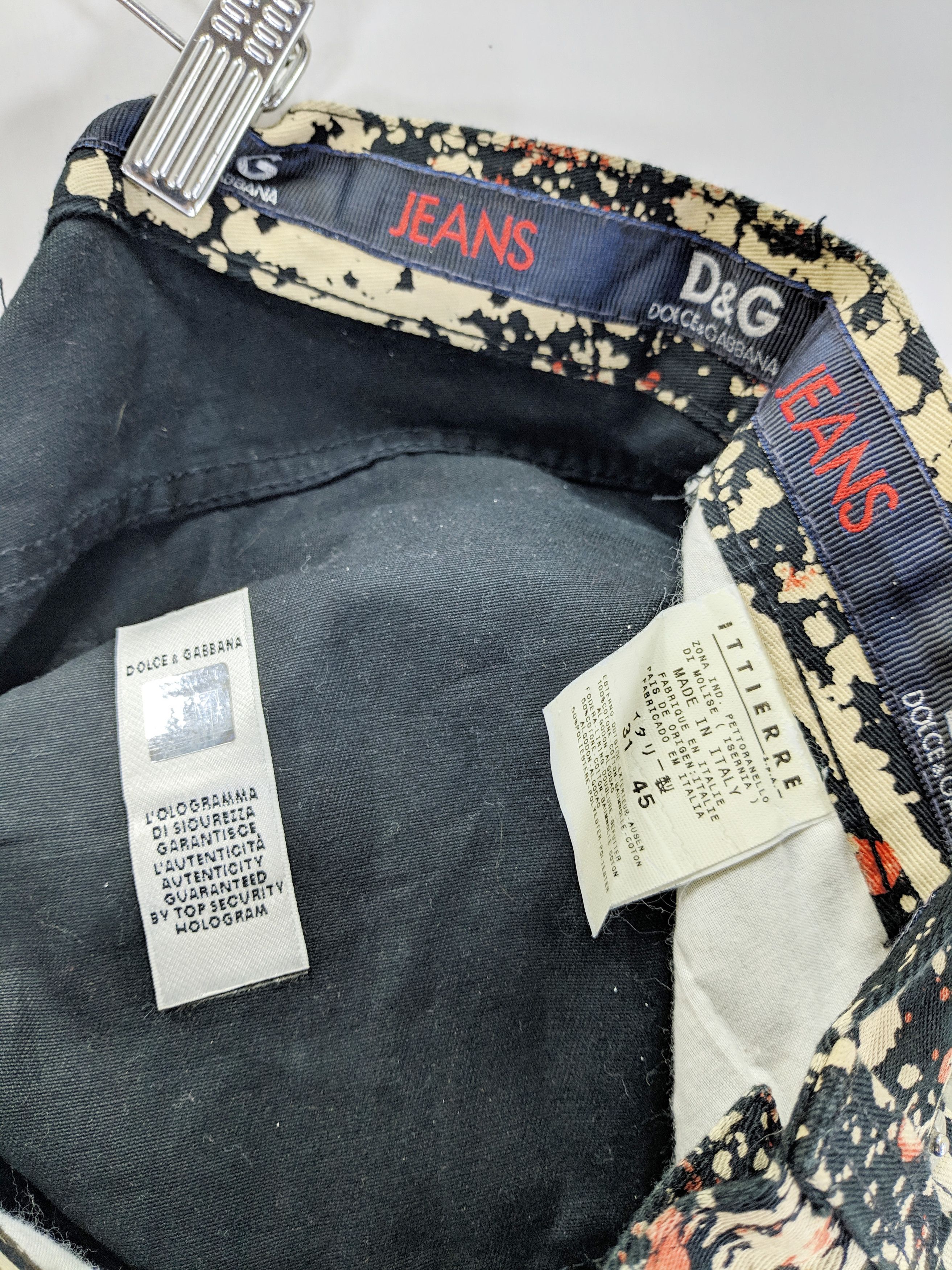 Dolce & Gabbana Dolce & Gabbana paint splash jeans Waist 30 Size US 32 / EU 48 - 12 Thumbnail