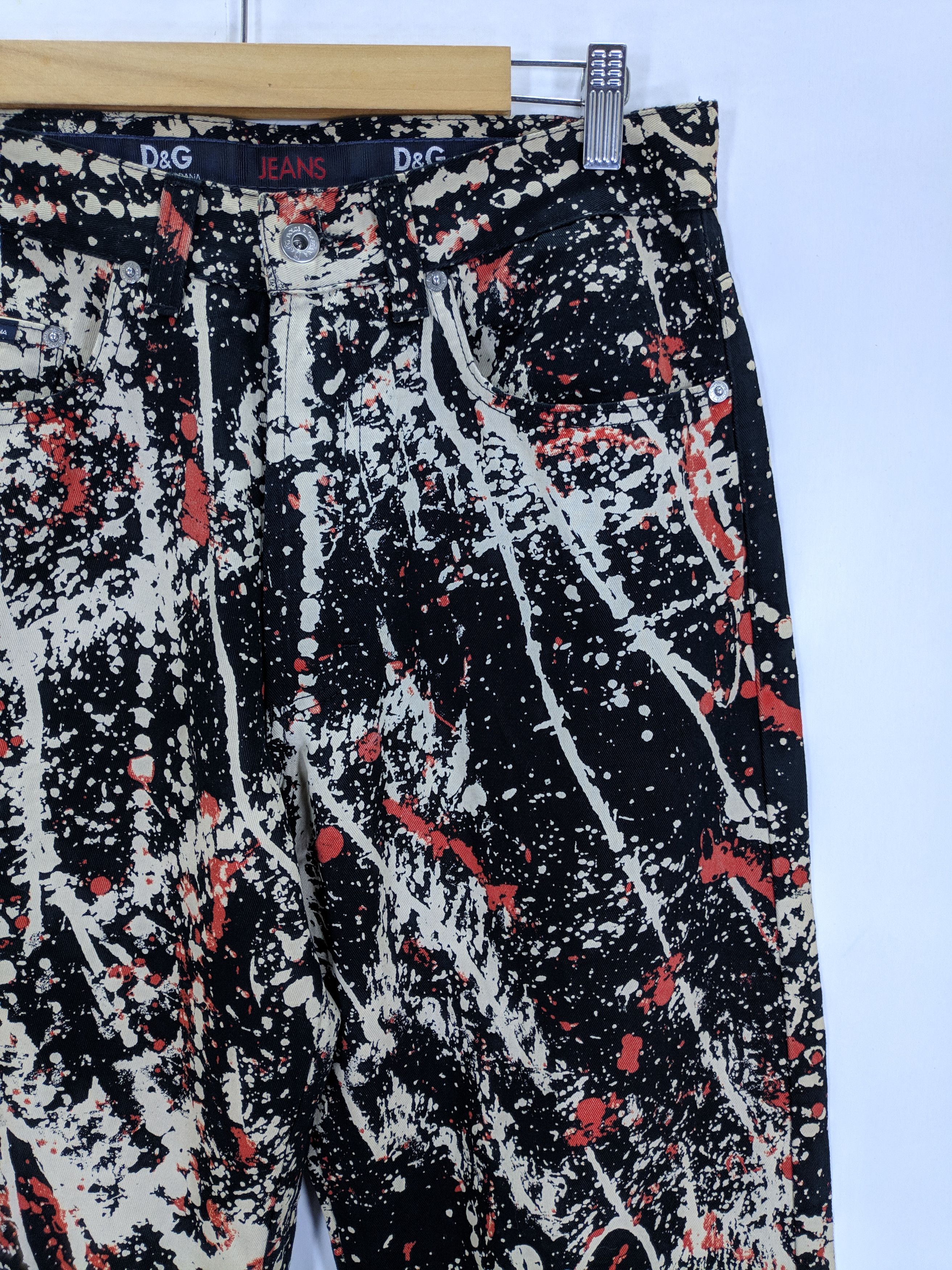 Dolce & Gabbana Dolce & Gabbana paint splash jeans Waist 30 Size US 32 / EU 48 - 10 Thumbnail