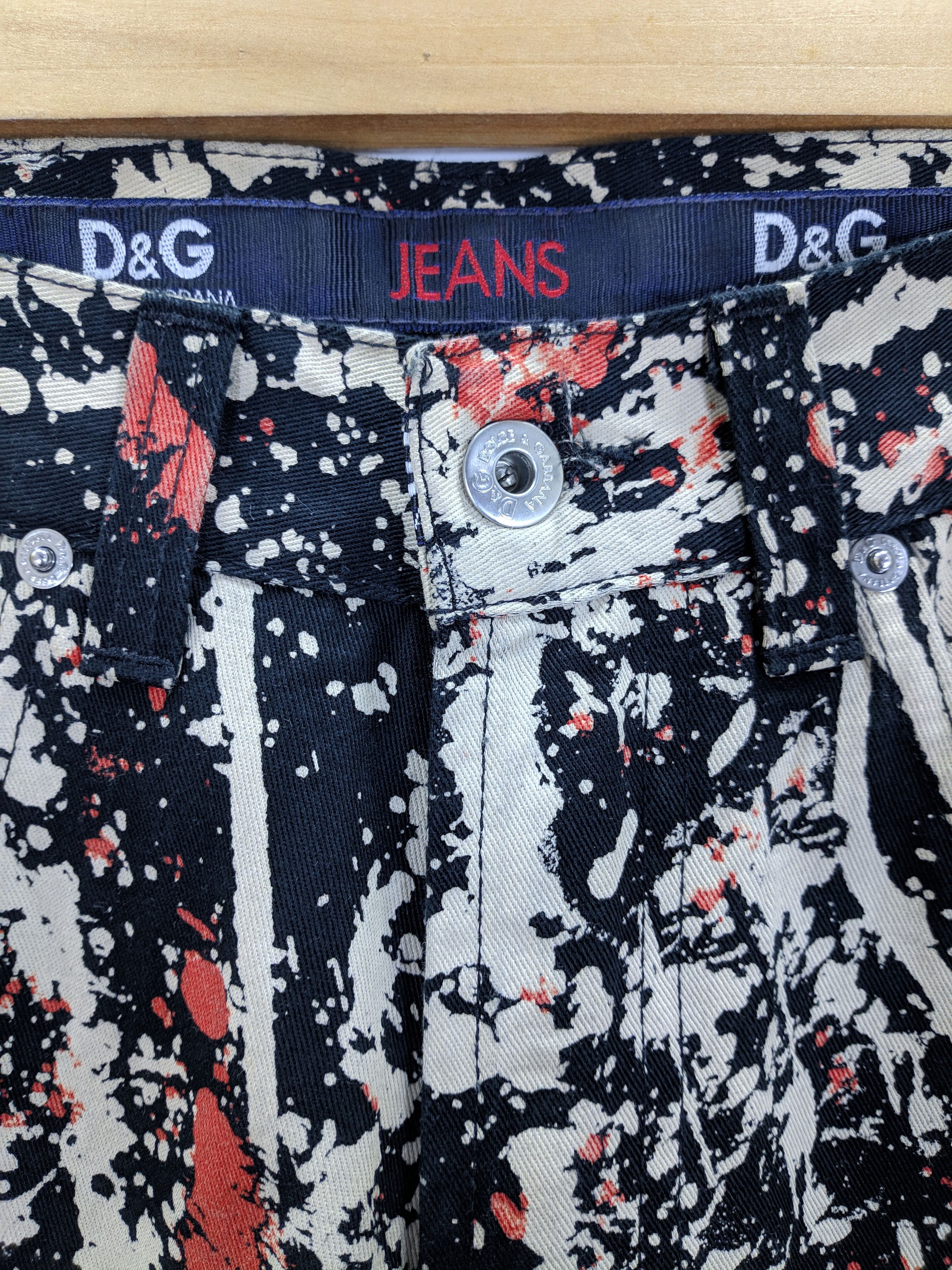 Dolce & Gabbana Dolce & Gabbana paint splash jeans Waist 30 Size US 32 / EU 48 - 5 Thumbnail