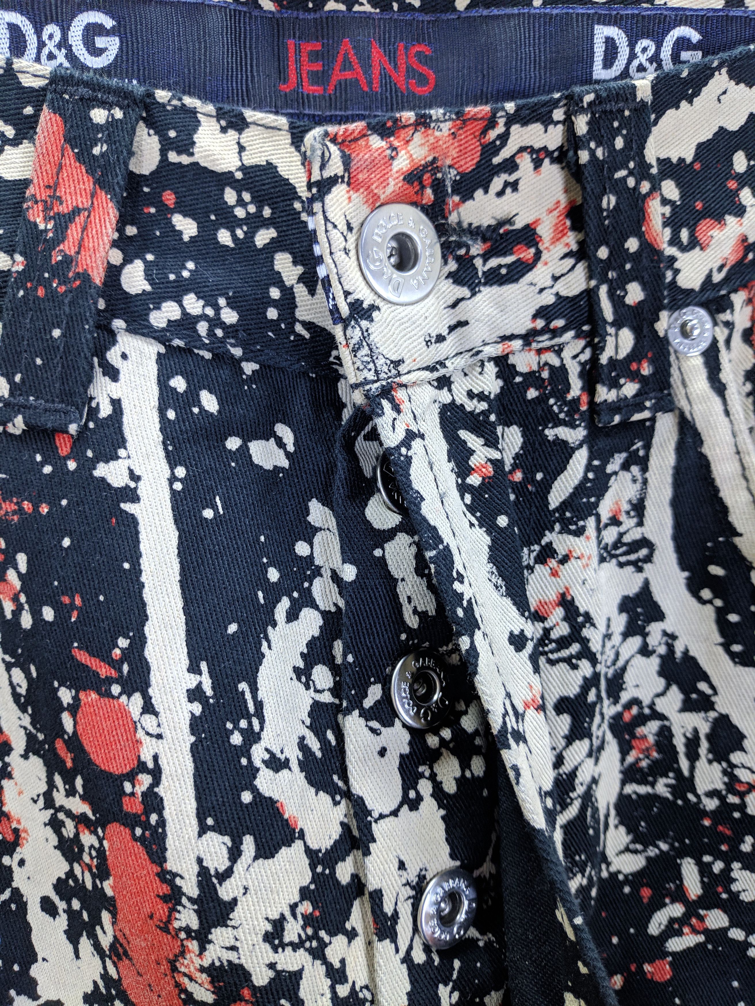 Dolce & Gabbana Dolce & Gabbana paint splash jeans Waist 30 Size US 32 / EU 48 - 6 Thumbnail