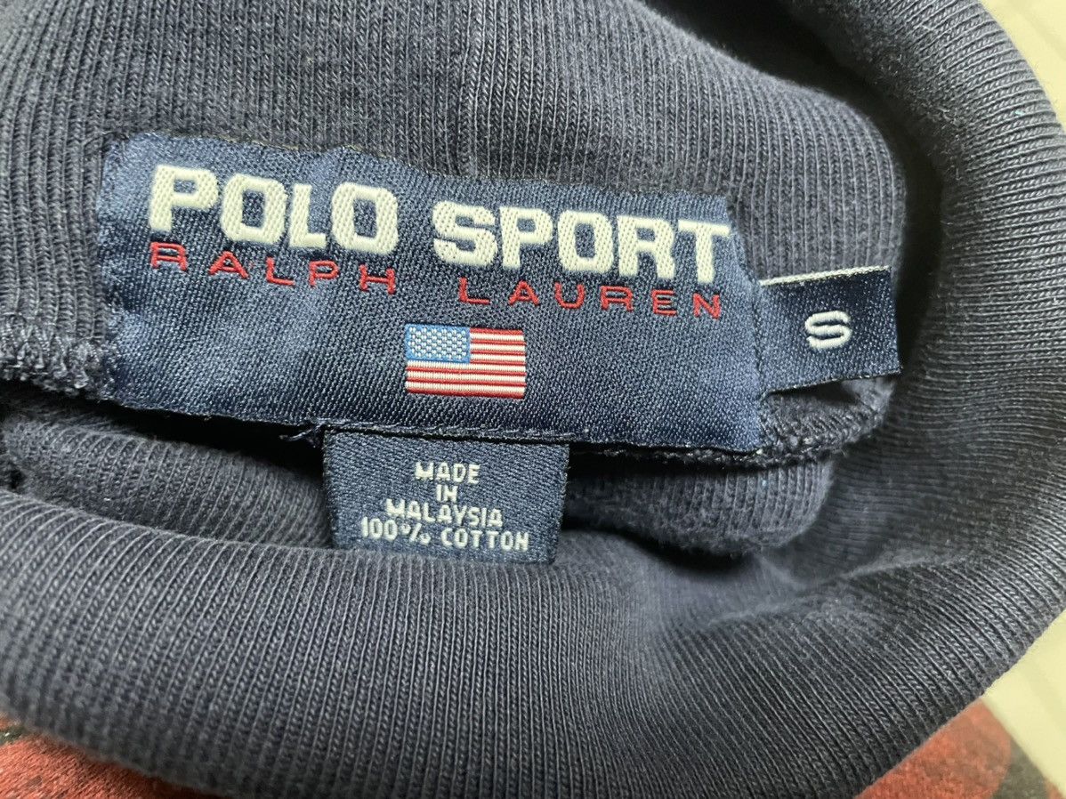 Polo Ralph Lauren × Vintage Vintge Polo Sport Spell Out Turtle Neck Size US XS / EU 42 / 0 - 5 Thumbnail