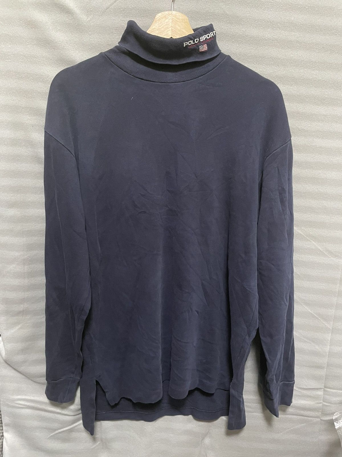 Polo Ralph Lauren × Vintage Vintge Polo Sport Spell Out Turtle Neck Size US XS / EU 42 / 0 - 2 Thumbnail