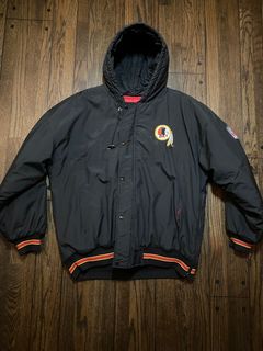 VINTAGE NFL WASHINGTON REDSKINS SATIN STARTER PROLINE JACKET 90S LARGE –  Vintage rare usa