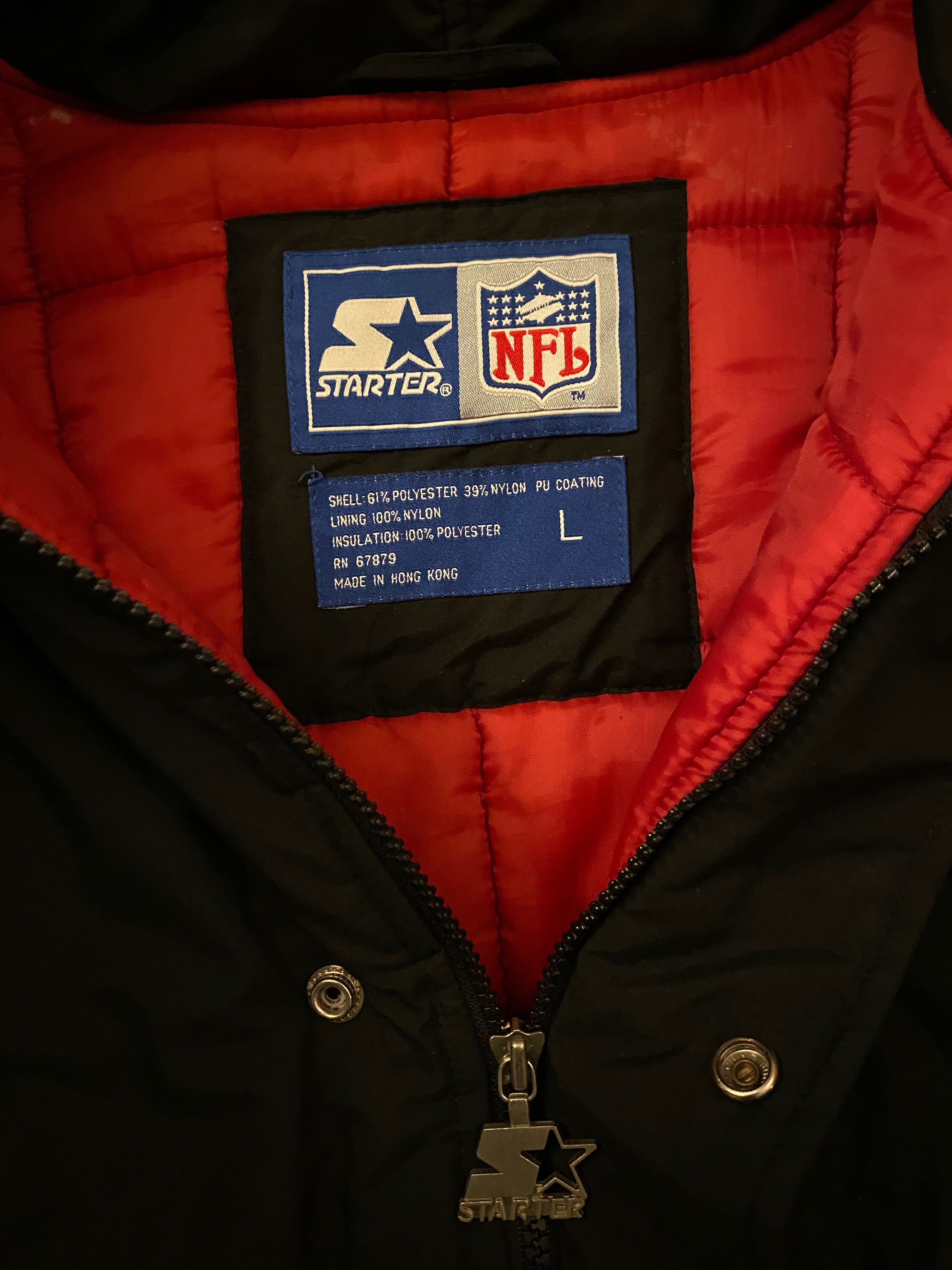 Redskins × Starter Washington Redskins large Starter jacket