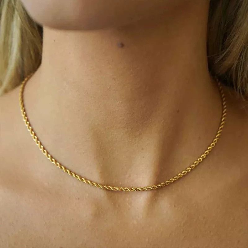 Jewelry Classic Rope Chain Necklace Size ONE SIZE - 3 Thumbnail