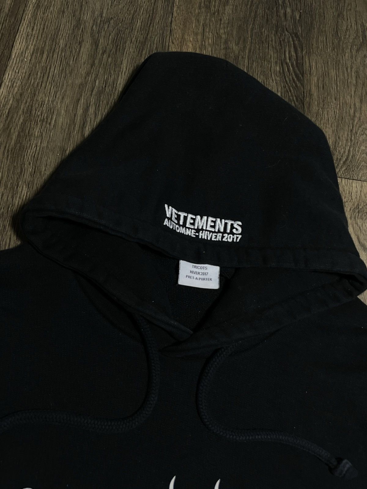 Vetements Vetements Total Fucking Darkness Hoodie Size US L / EU 52-54 / 3 - 12 Preview