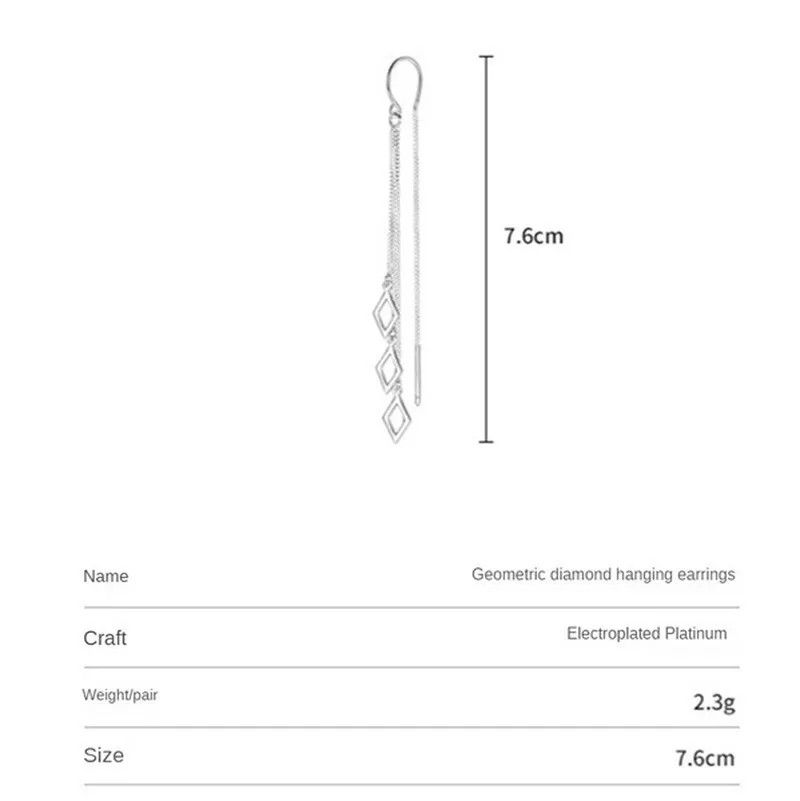 Jewelry Temperament Sweet Dangle Earrings Size ONE SIZE - 5 Thumbnail
