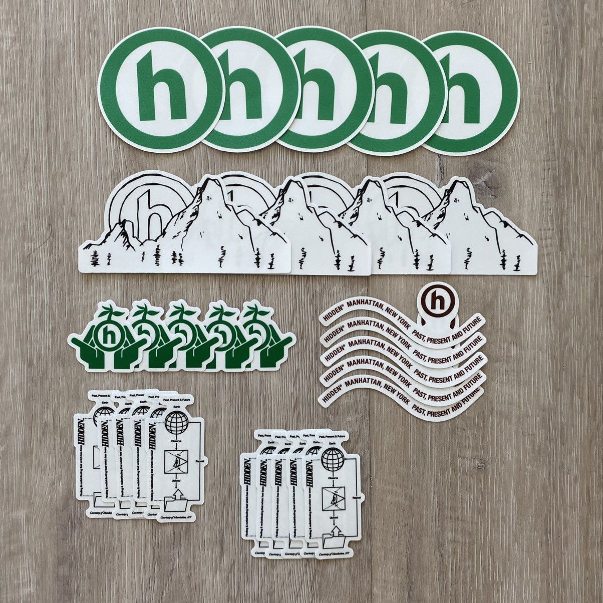 HIDDEN hidden ny sticker bundle | Grailed