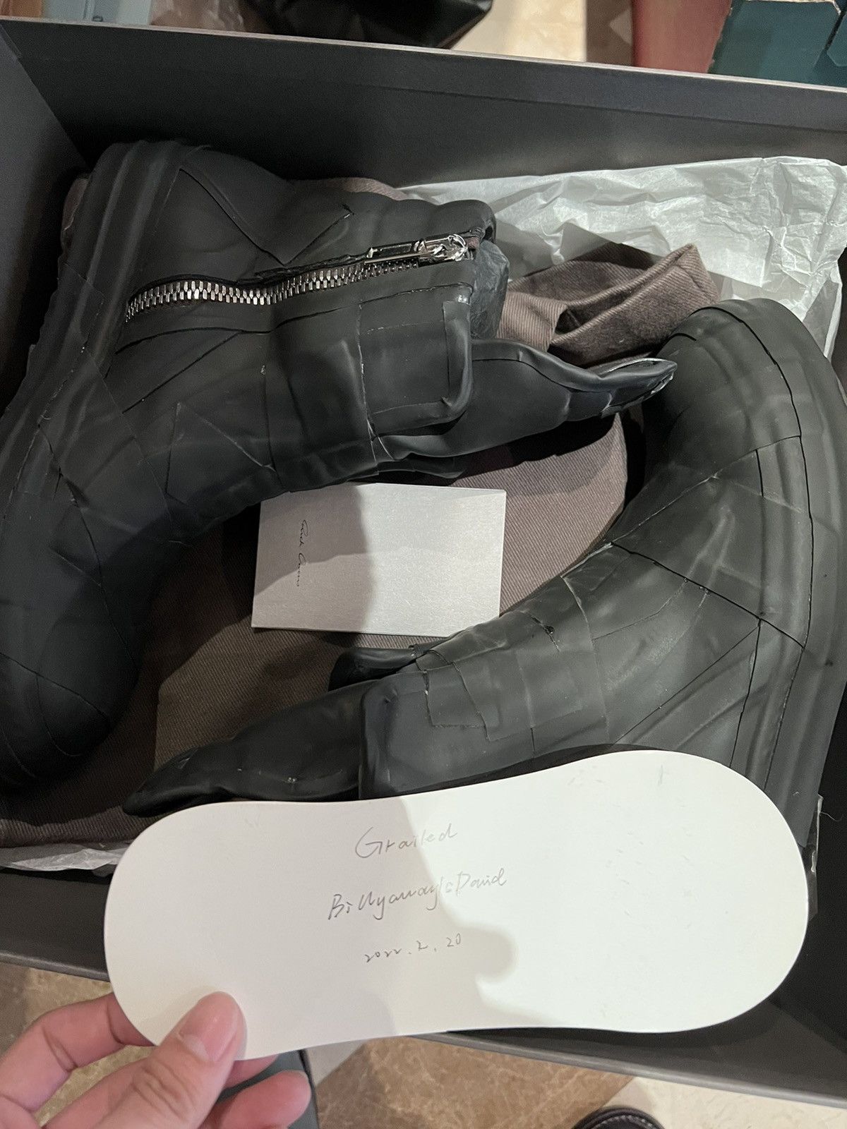 Rick Owens Rick owens performa rubber tapes geobasket in