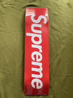 Supreme Uncut Box Logo Skateboard Deck Red