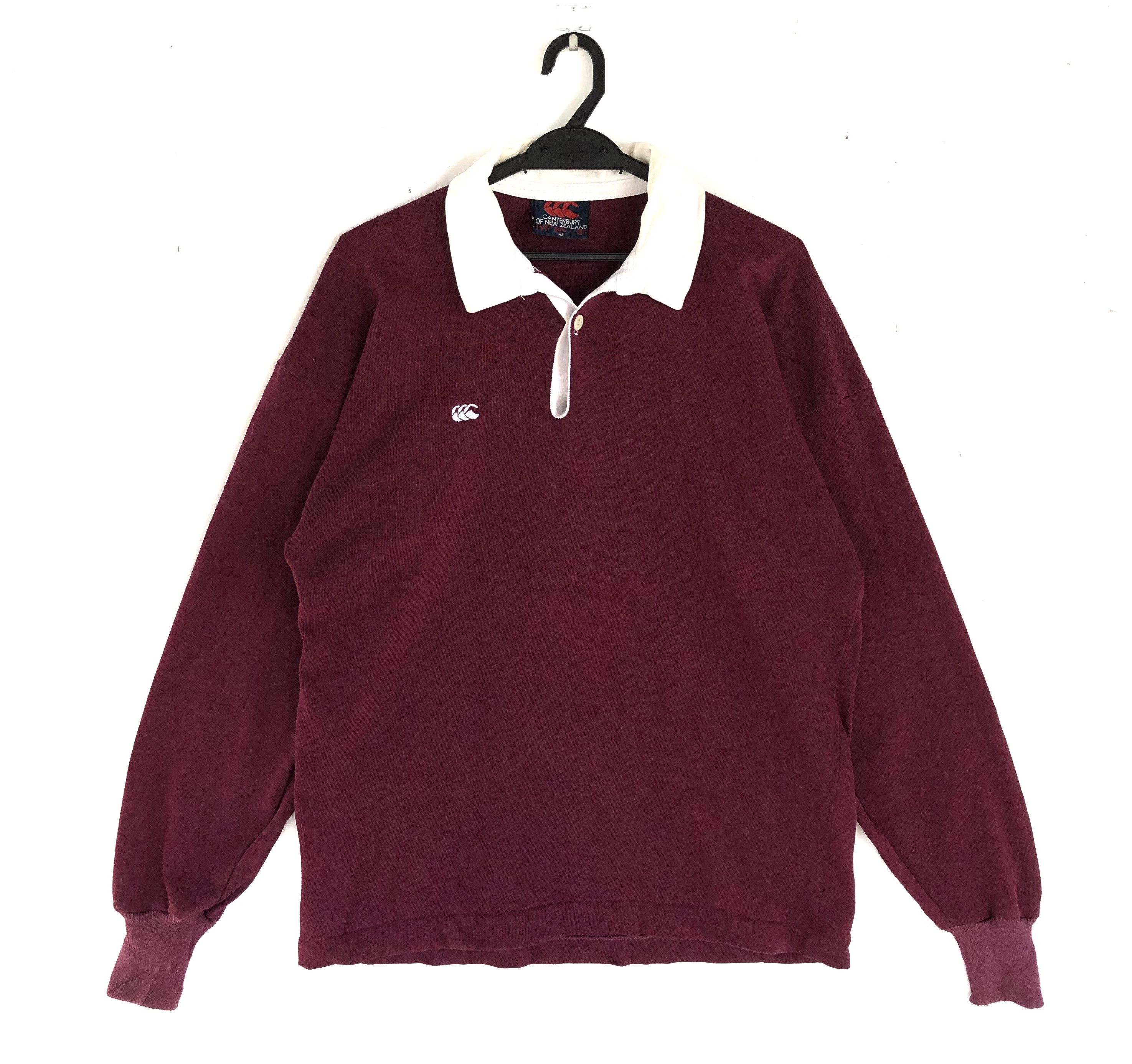 Canterbury of New Zealand VINTAGE 90’S CANTERBURY RUGBY POLO DUO BLEND Size US L / EU 52-54 / 3 - 1 Thumbnail