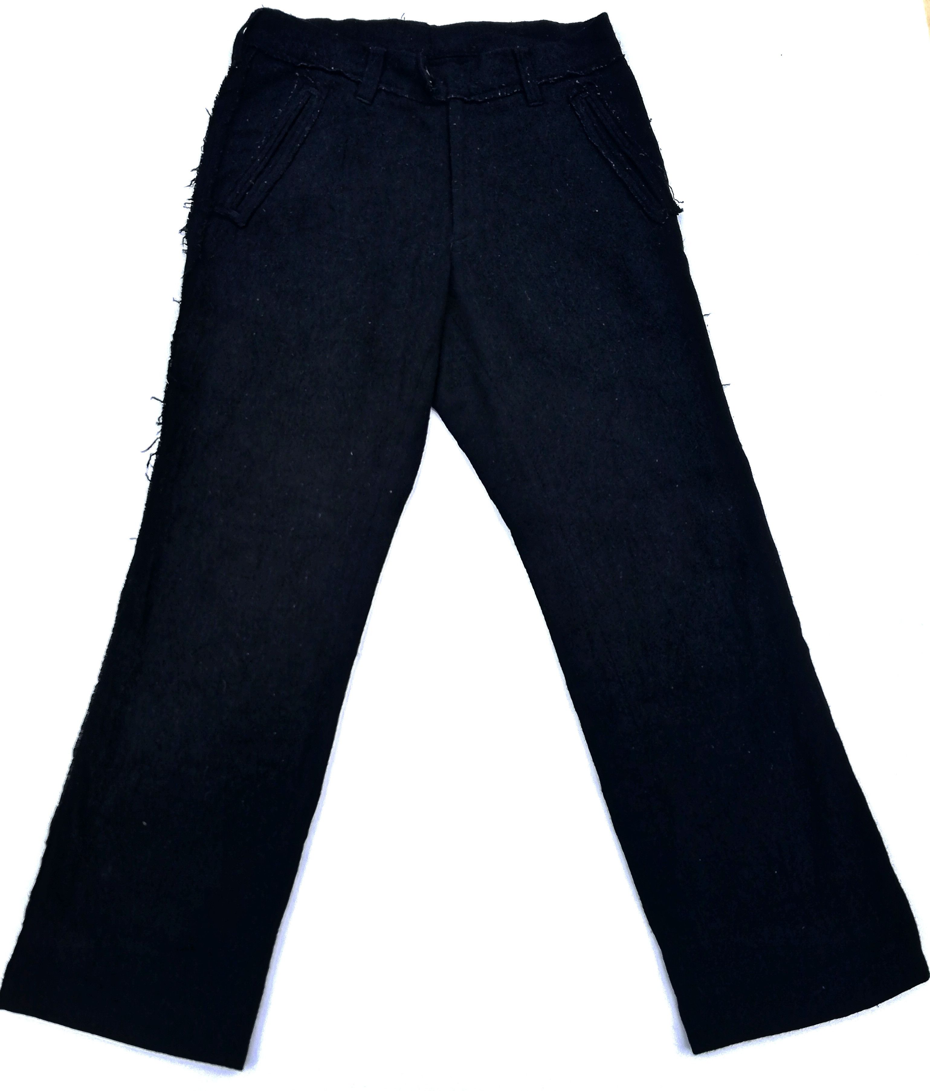 Paul Smith × Vintage 🔥Paul Smith Collection Distressed Wool Casual Pants🔥 Size US 32 / EU 48 - 4 Thumbnail
