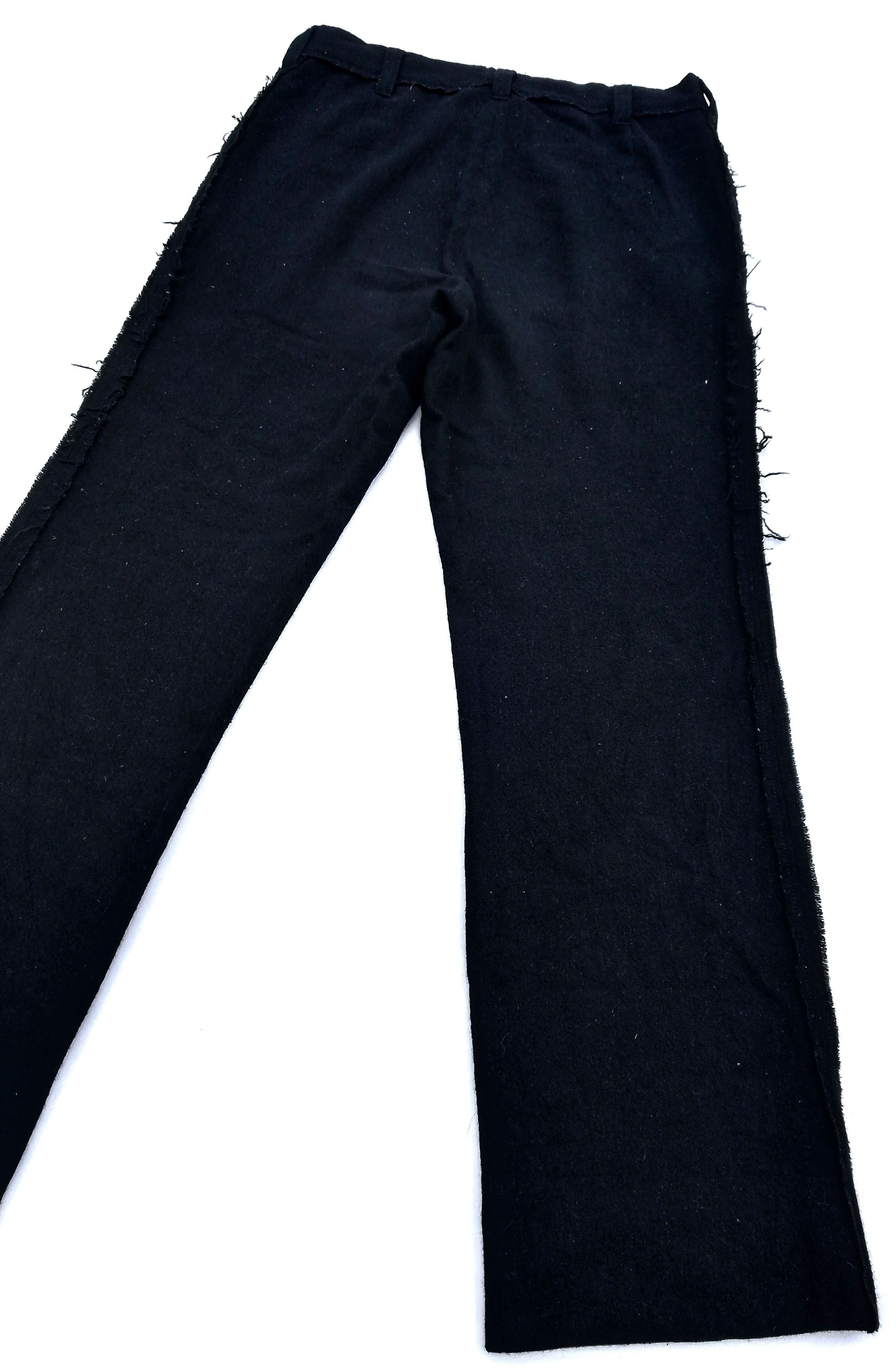 Paul Smith × Vintage 🔥Paul Smith Collection Distressed Wool Casual Pants🔥 Size US 32 / EU 48 - 13 Thumbnail