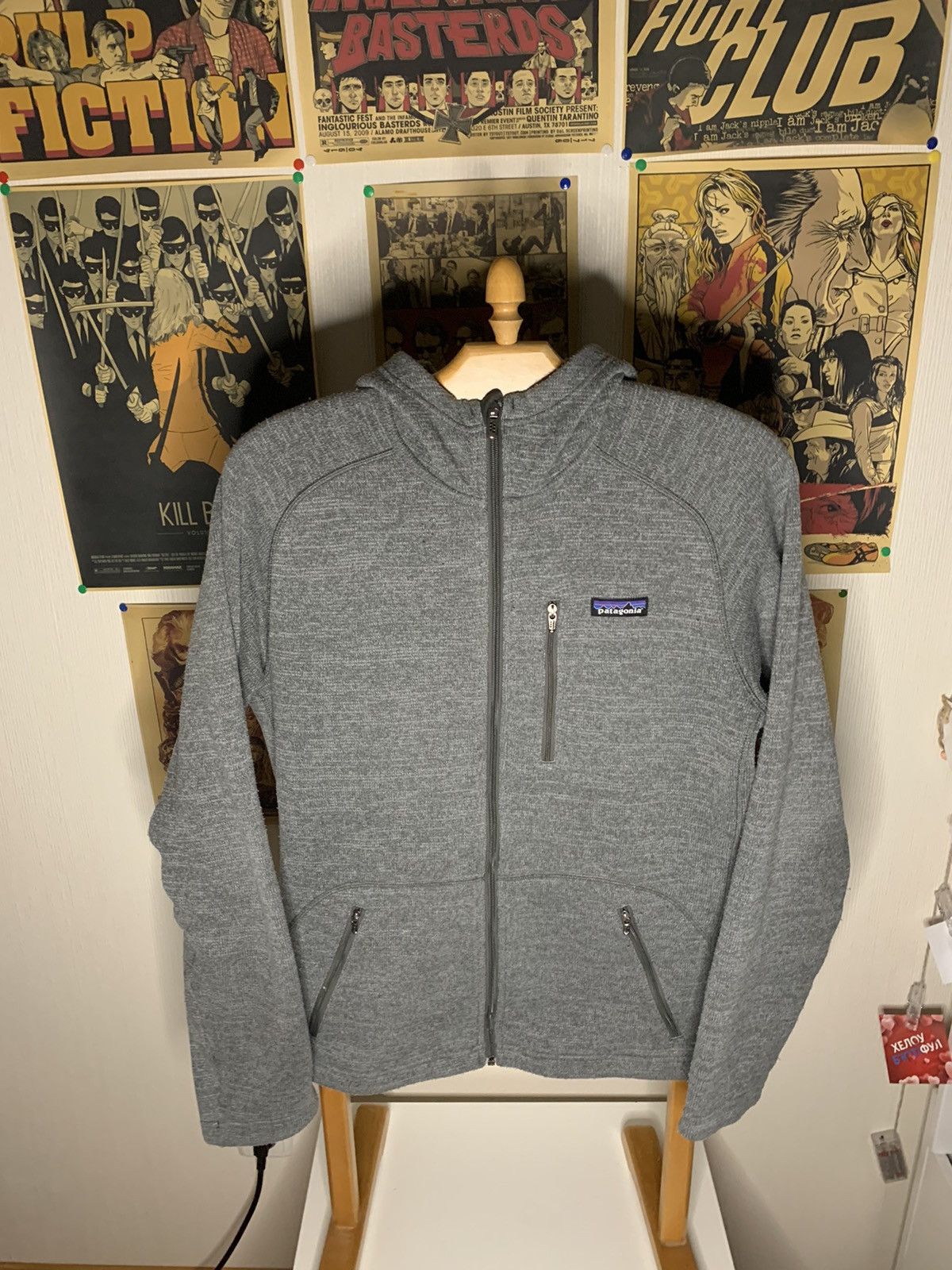 Patagonia warm zip fleece Sherpa hoodie