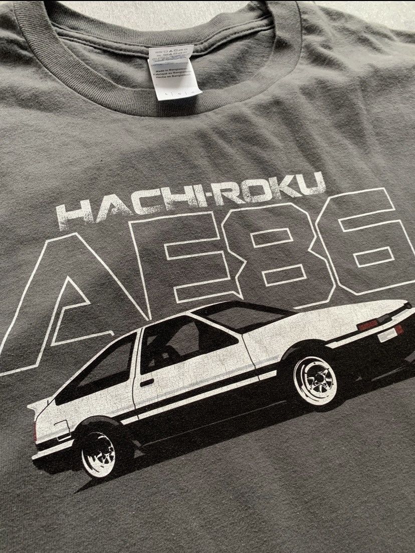 Japanese Brand × Vintage Toyota Hachiroku AE86 Drift legend print logo tee Size US L / EU 52-54 / 3 - 5 Thumbnail