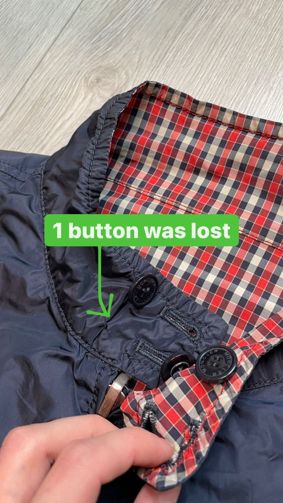 Moncler Moncler Reversible Jacket Nylon / Check “Roger Giubbotto” Size US M / EU 48-50 / 2 - 6 Thumbnail