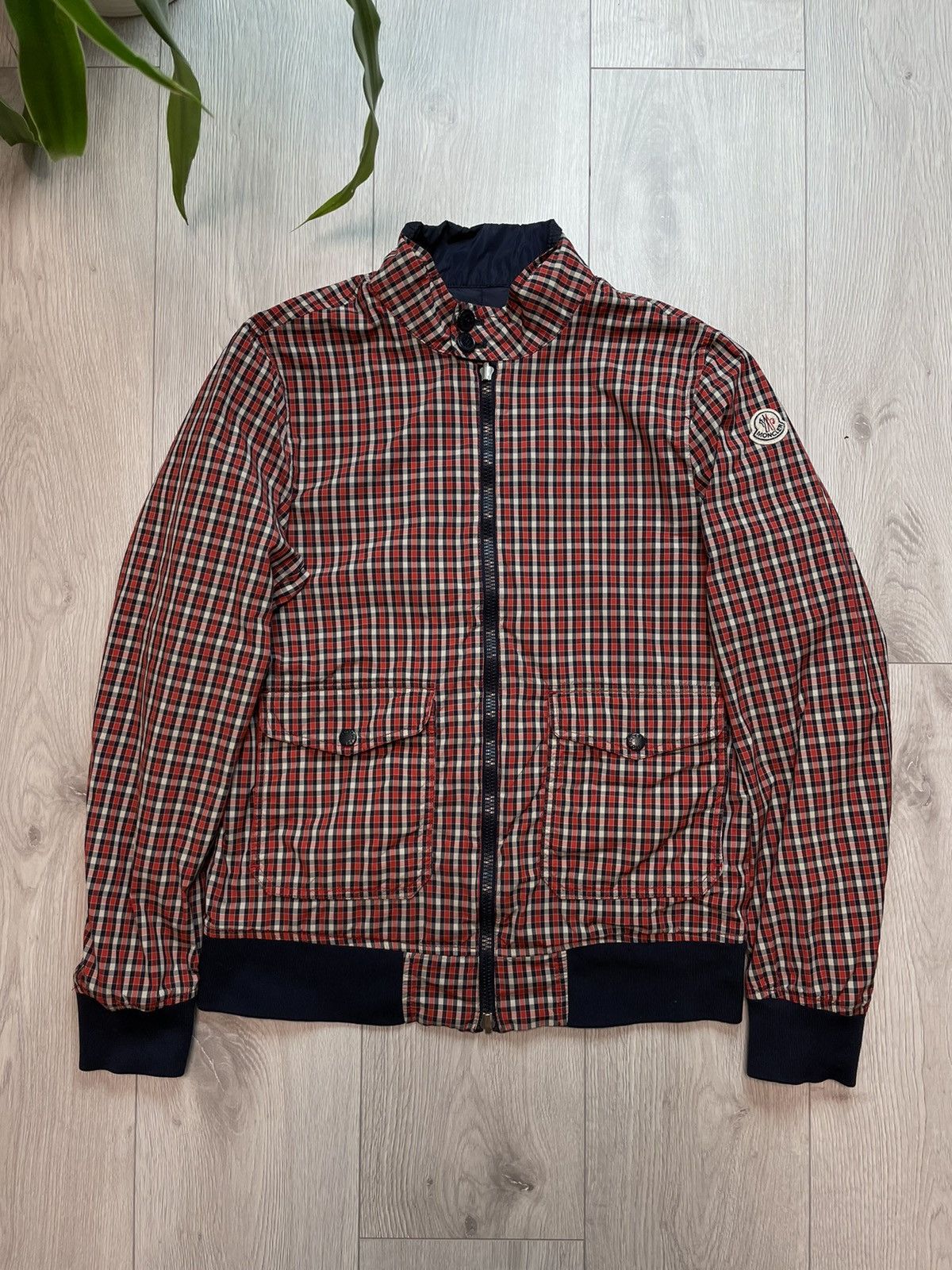 Moncler Moncler Reversible Jacket Nylon / Check “Roger Giubbotto” Size US M / EU 48-50 / 2 - 2 Thumbnail