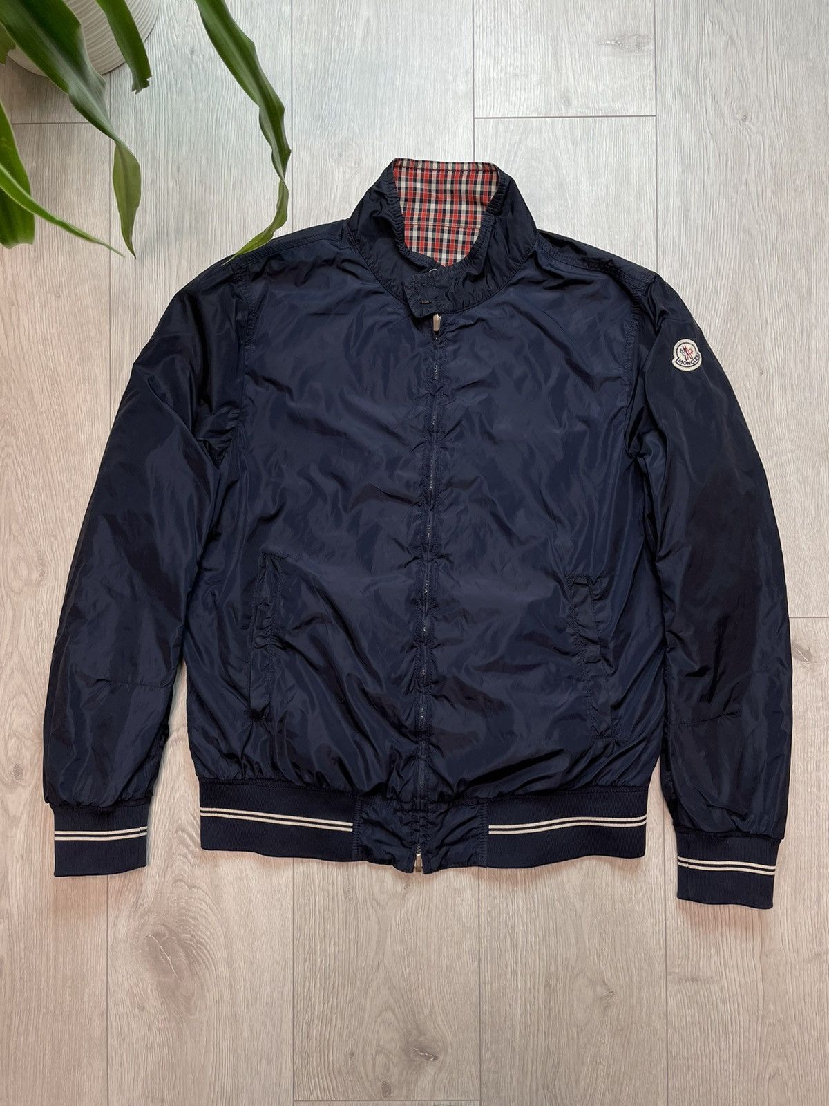 Moncler Moncler Reversible Jacket Nylon / Check “Roger Giubbotto” Size US M / EU 48-50 / 2 - 1 Thumbnail