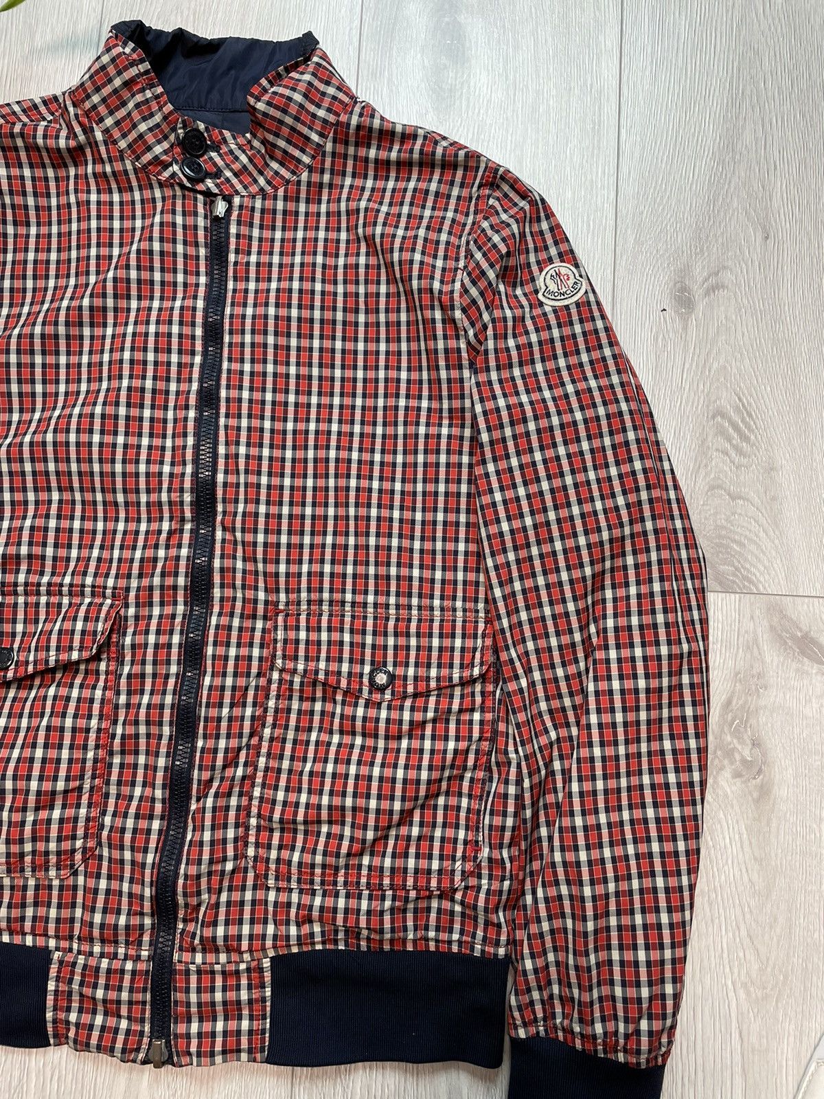 Moncler Moncler Reversible Jacket Nylon / Check “Roger Giubbotto” Size US M / EU 48-50 / 2 - 12 Thumbnail