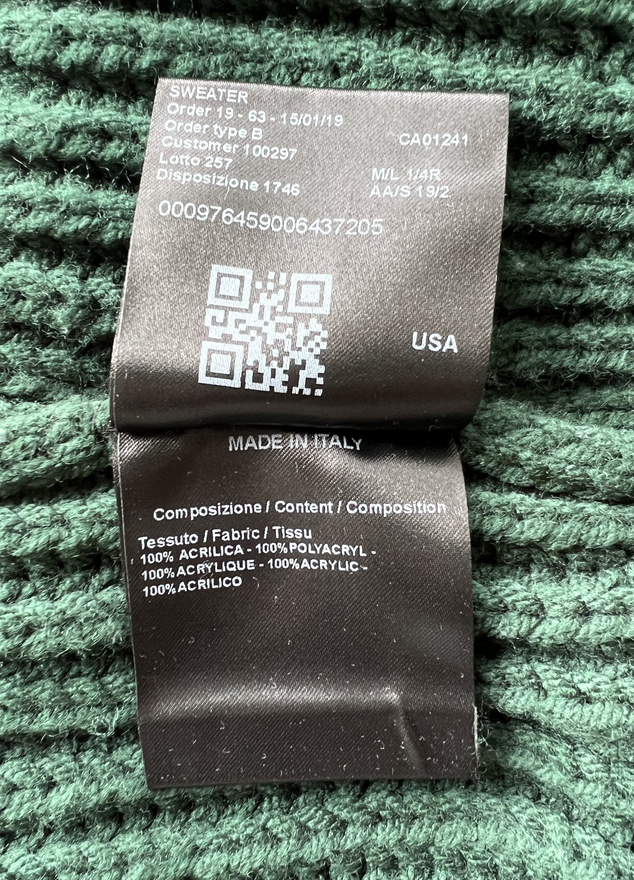 Calvin Klein 205W39NYC Calvin Klein 205W39NYC x Raf Simons Distorted Sweater Size US L / EU 52-54 / 3 - 7 Thumbnail