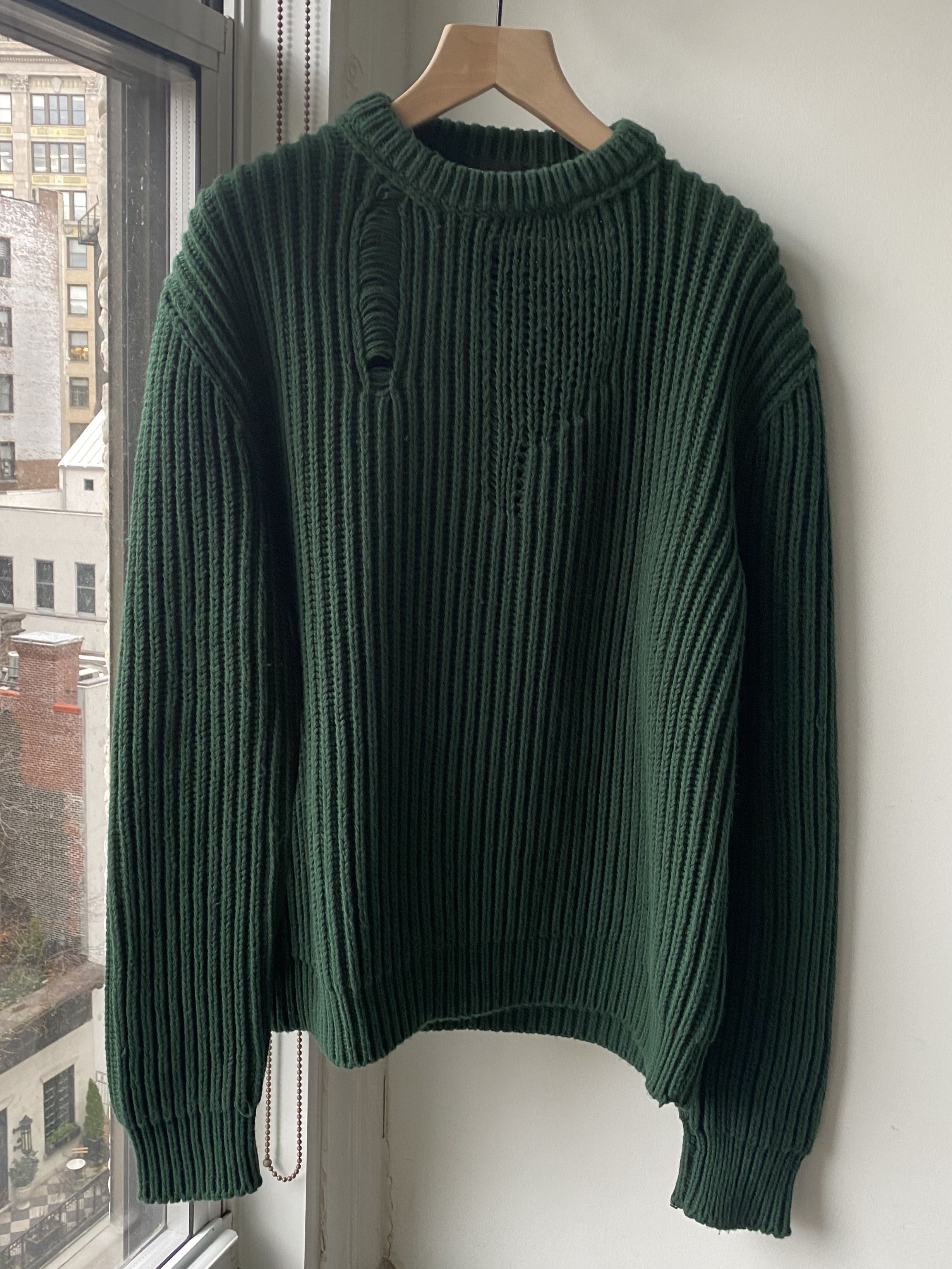 Calvin Klein 205W39NYC Calvin Klein 205W39NYC x Raf Simons Distorted Sweater Size US L / EU 52-54 / 3 - 1 Thumbnail