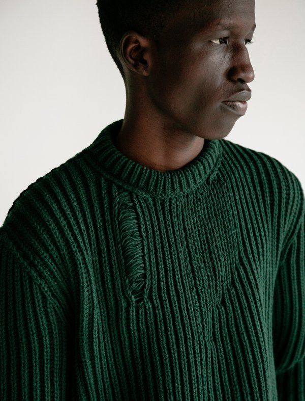 Calvin Klein 205W39NYC Calvin Klein 205W39NYC x Raf Simons Distorted Sweater Size US L / EU 52-54 / 3 - 5 Thumbnail