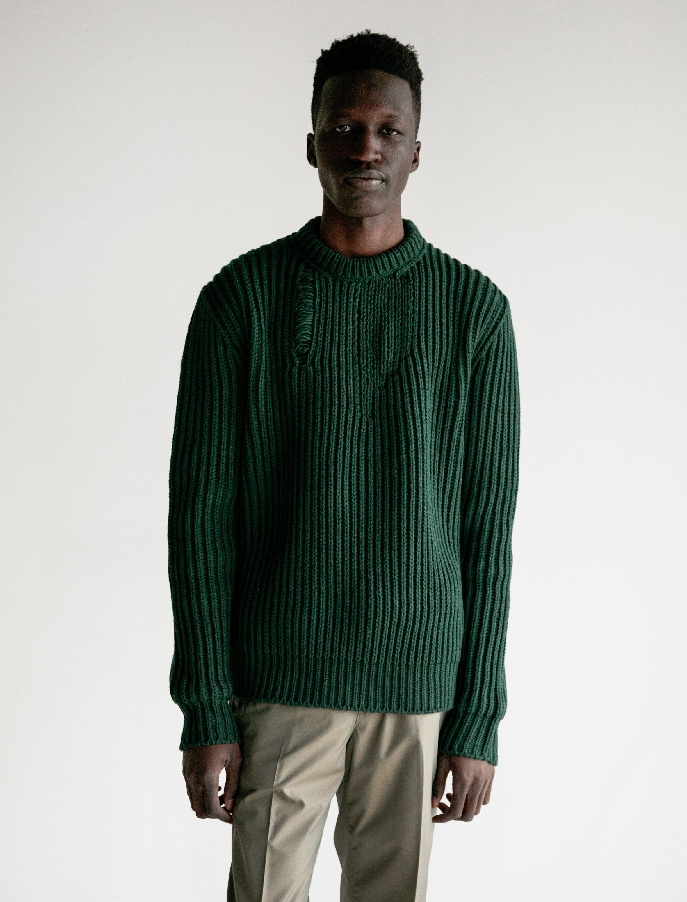 Calvin Klein 205W39NYC Calvin Klein 205W39NYC x Raf Simons Distorted Sweater Size US L / EU 52-54 / 3 - 4 Thumbnail