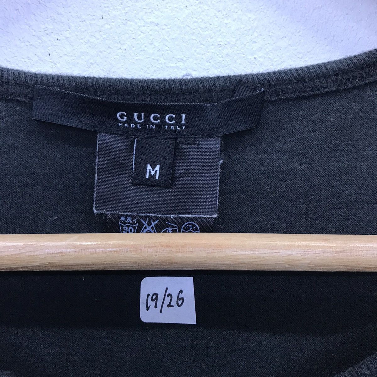Gucci Rare!! Gucci Black T-shirt Size US M / EU 48-50 / 2 - 5 Thumbnail