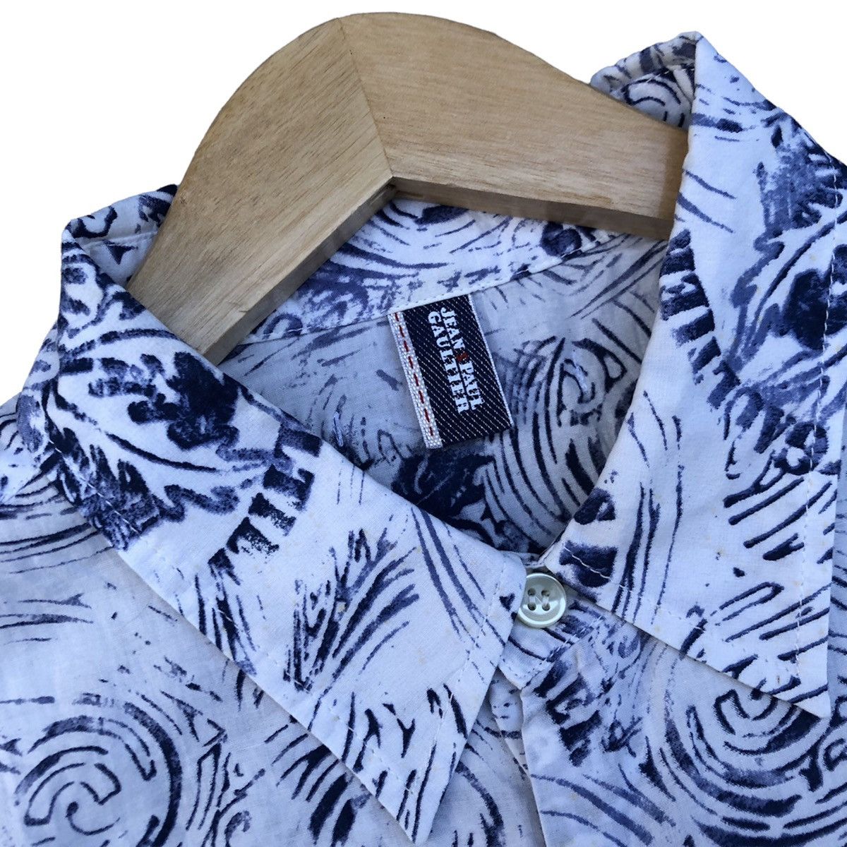 Jean Paul Gaultier Vintage Jean's Paul Gaultier Floral Shirt Size L / US 10 / IT 46 - 2 Thumbnail