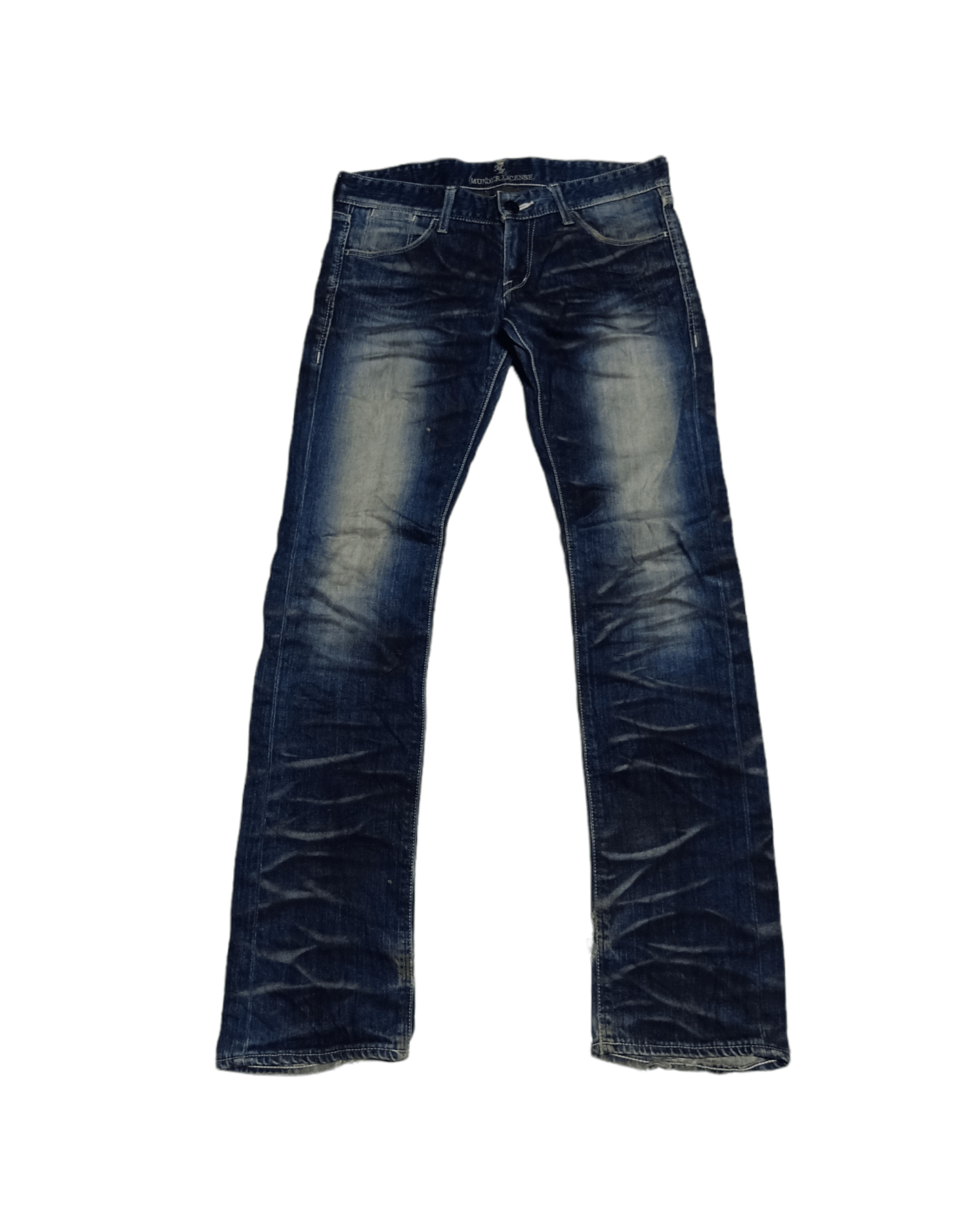 パンツ MURDER LICENSE crushed flare denim Y2K