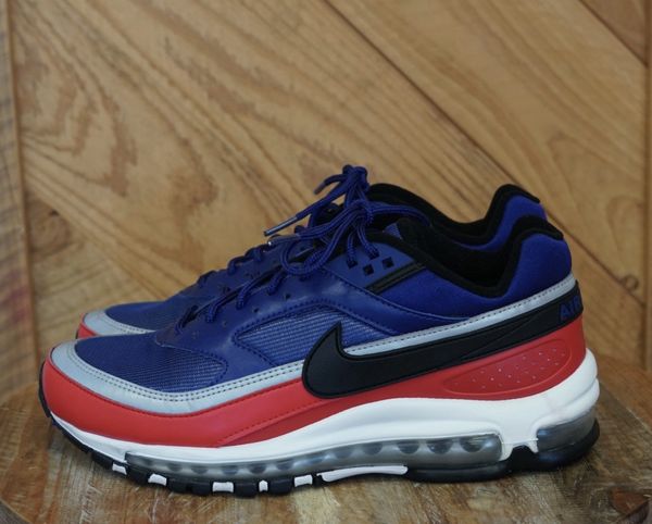 air max 97 bw red blue