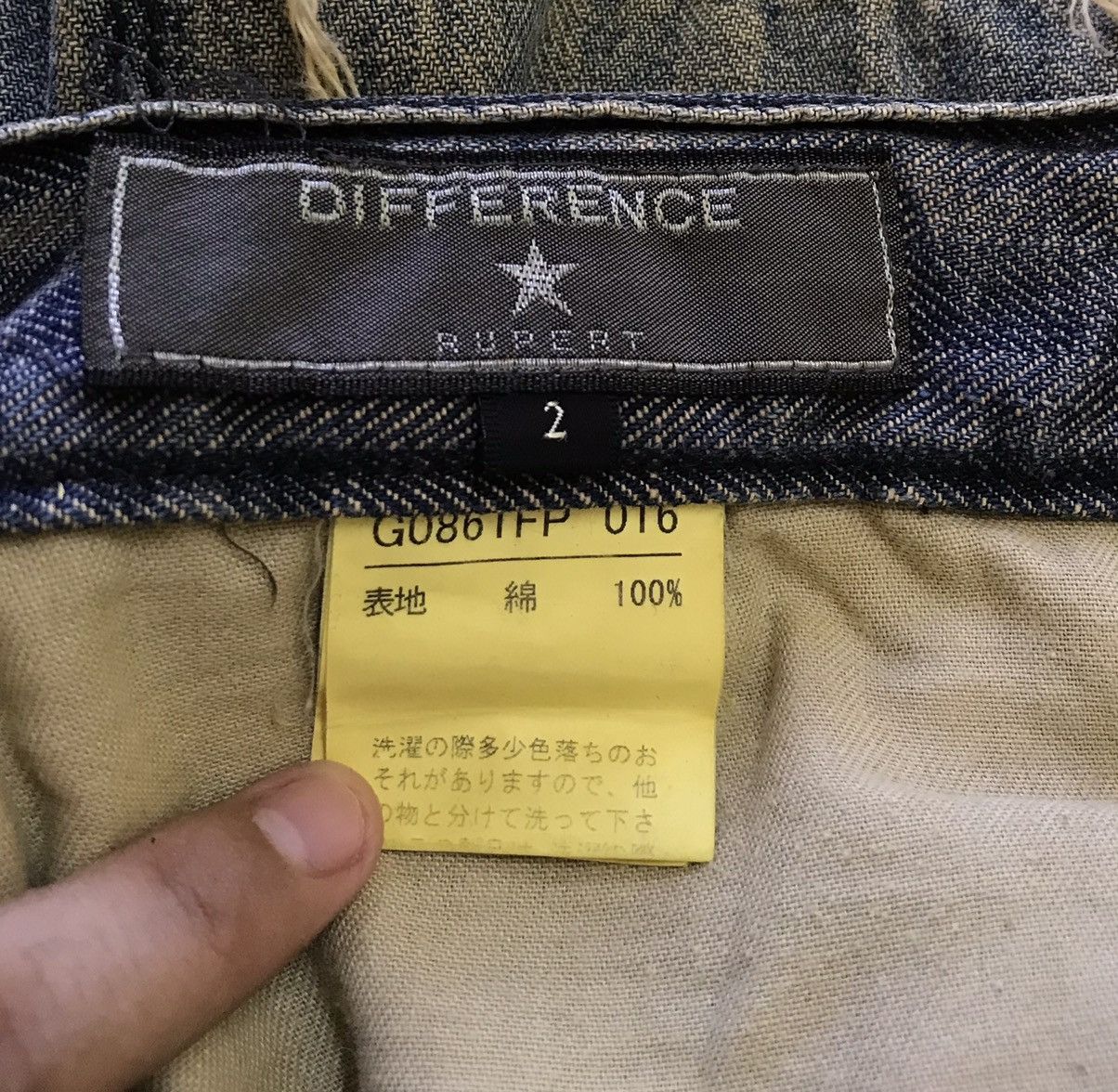 If Six Was Nine Rupert Flare Patchwork Hikory Bootcut Distressed Jeans Size US 33 - 3 Thumbnail