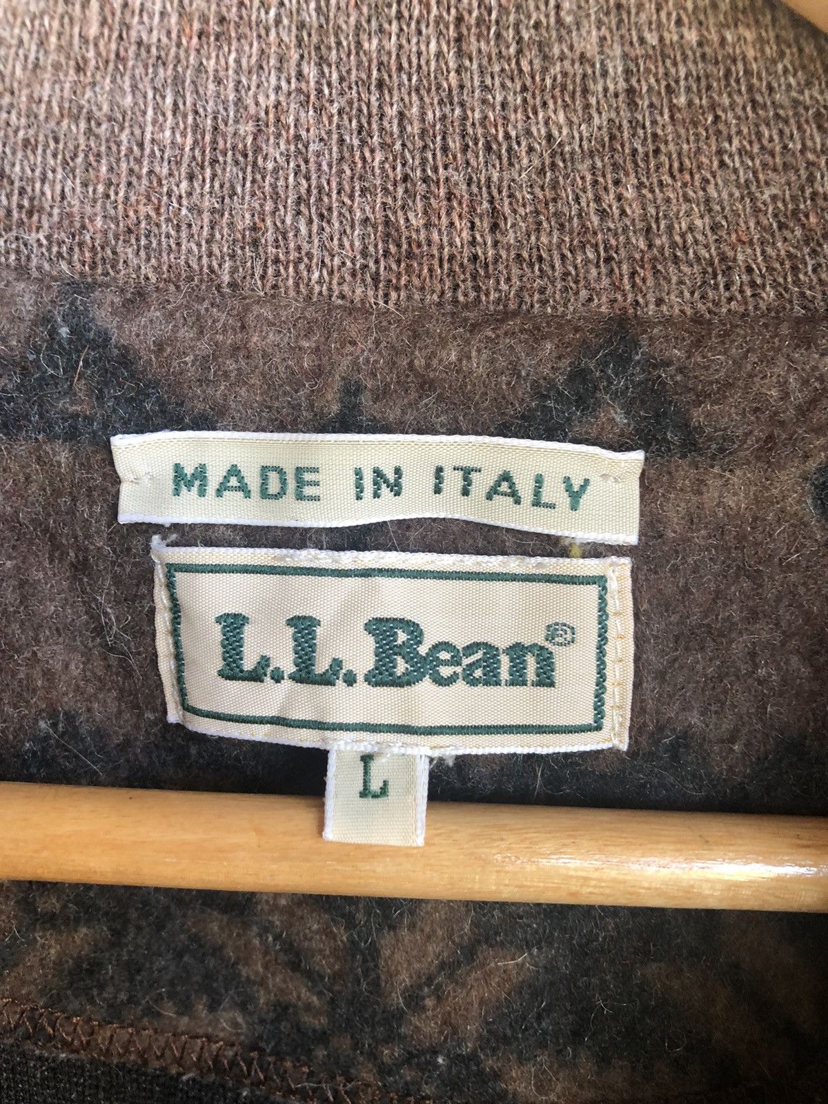 L.L. Bean Vintage LL BEAN wool mock neck half zipper Size L / US 10 / IT 46 - 10 Thumbnail