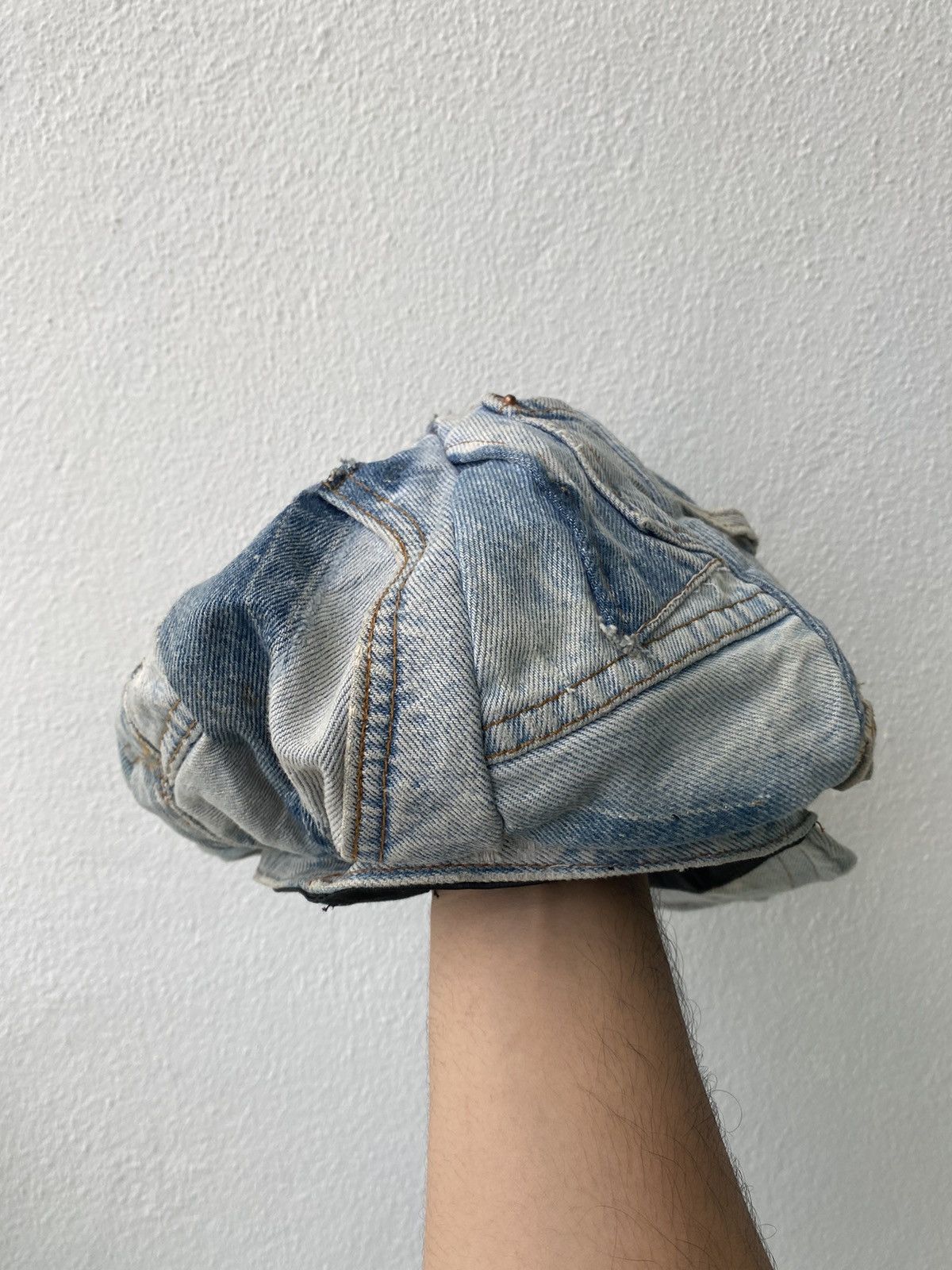Levi's × Levi's Vintage Clothing ARCHIEVE! Levi’s 501 custom patchwork mushroom cap hats Size ONE SIZE - 7 Thumbnail