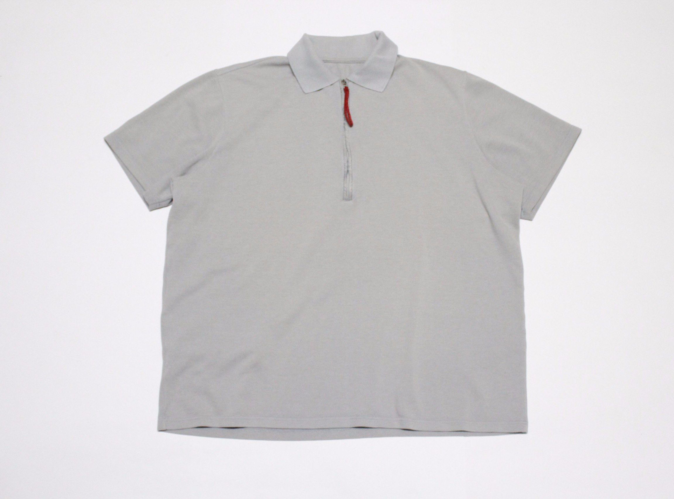トップス archive prada sport half zip polo shirt Prada half-zip wool polo shirt | REVERSIBLE