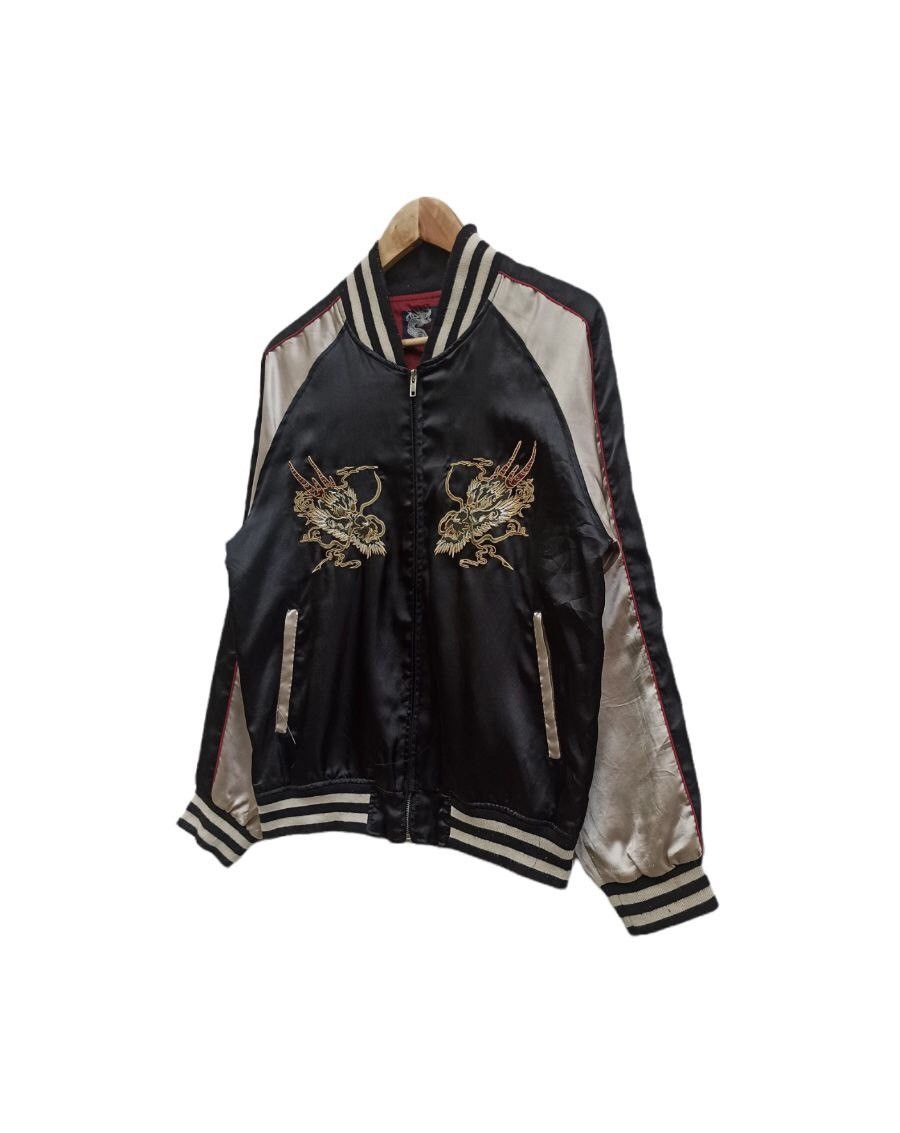 Japanese Brand Vintage Japanese Sukajan Dragon Souvenir Jacket Size US L / EU 52-54 / 3 - 2 Thumbnail