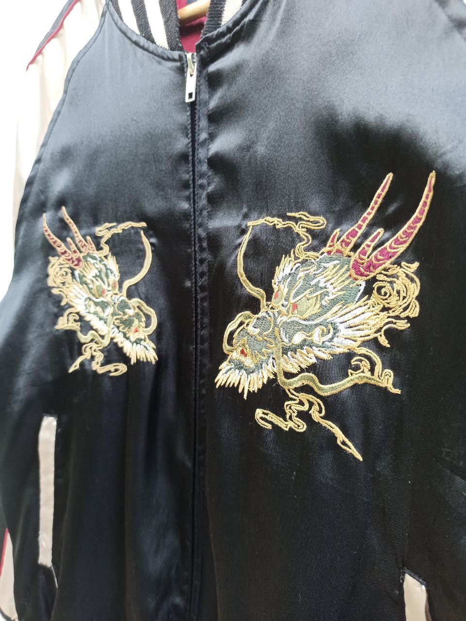 Japanese Brand Vintage Japanese Sukajan Dragon Souvenir Jacket Size US L / EU 52-54 / 3 - 5 Thumbnail