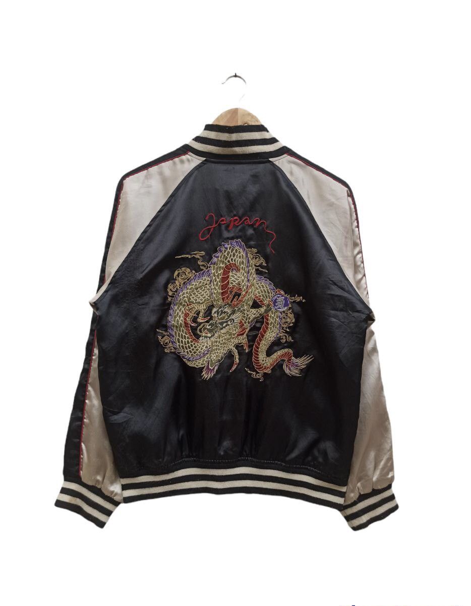 Japanese Brand Vintage Japanese Sukajan Dragon Souvenir Jacket Size US L / EU 52-54 / 3 - 3 Thumbnail