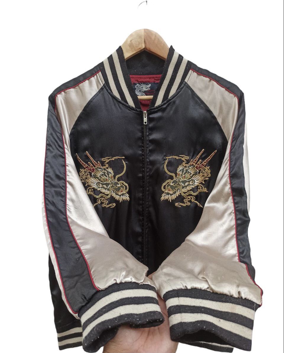 Japanese Brand Vintage Japanese Sukajan Dragon Souvenir Jacket Size US L / EU 52-54 / 3 - 4 Thumbnail